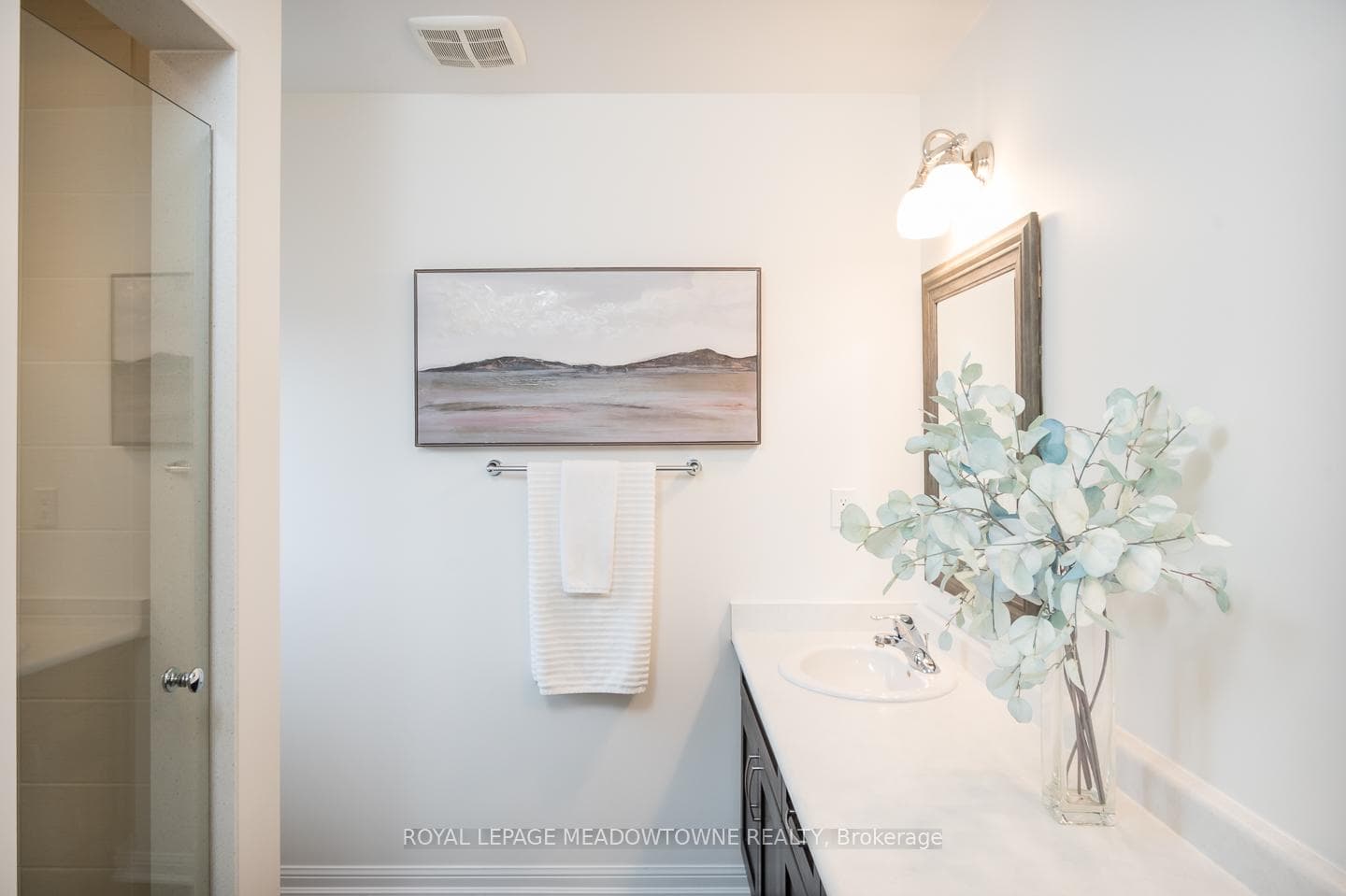 Stand Up Shower with Glass Door
