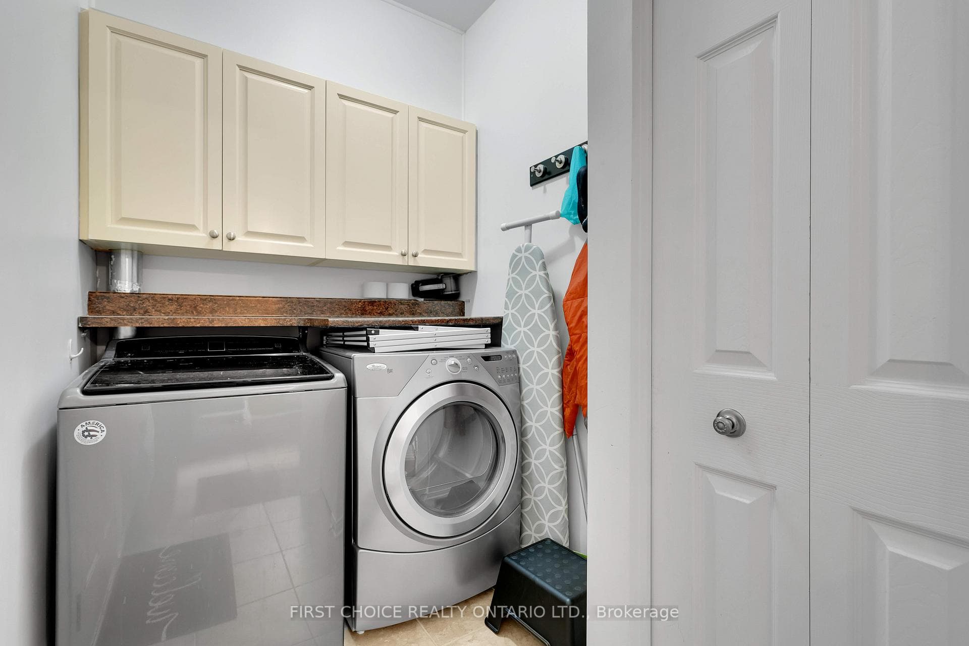 Convenient main floor laundry