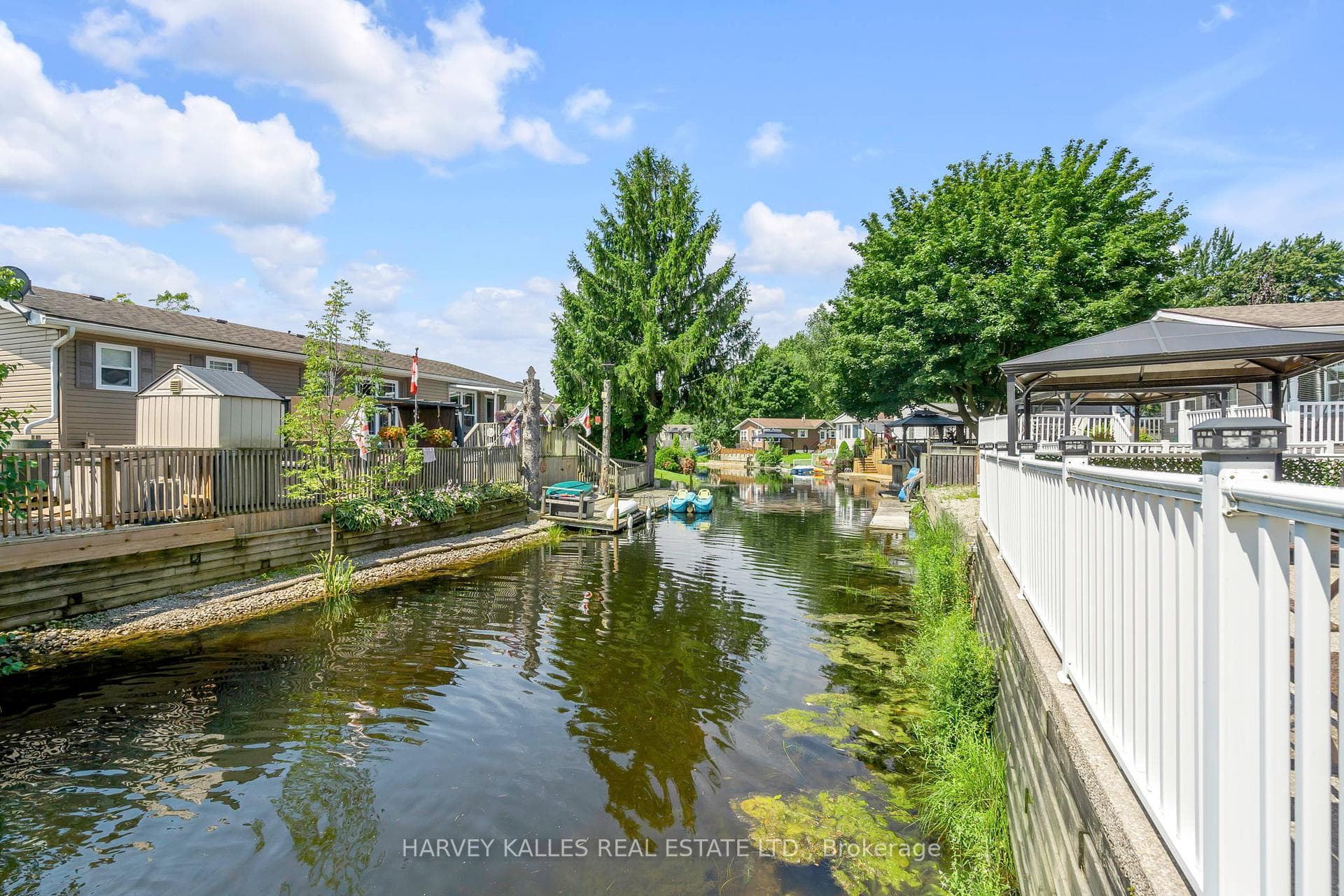 Backyard views! Could add dock like neighbours!