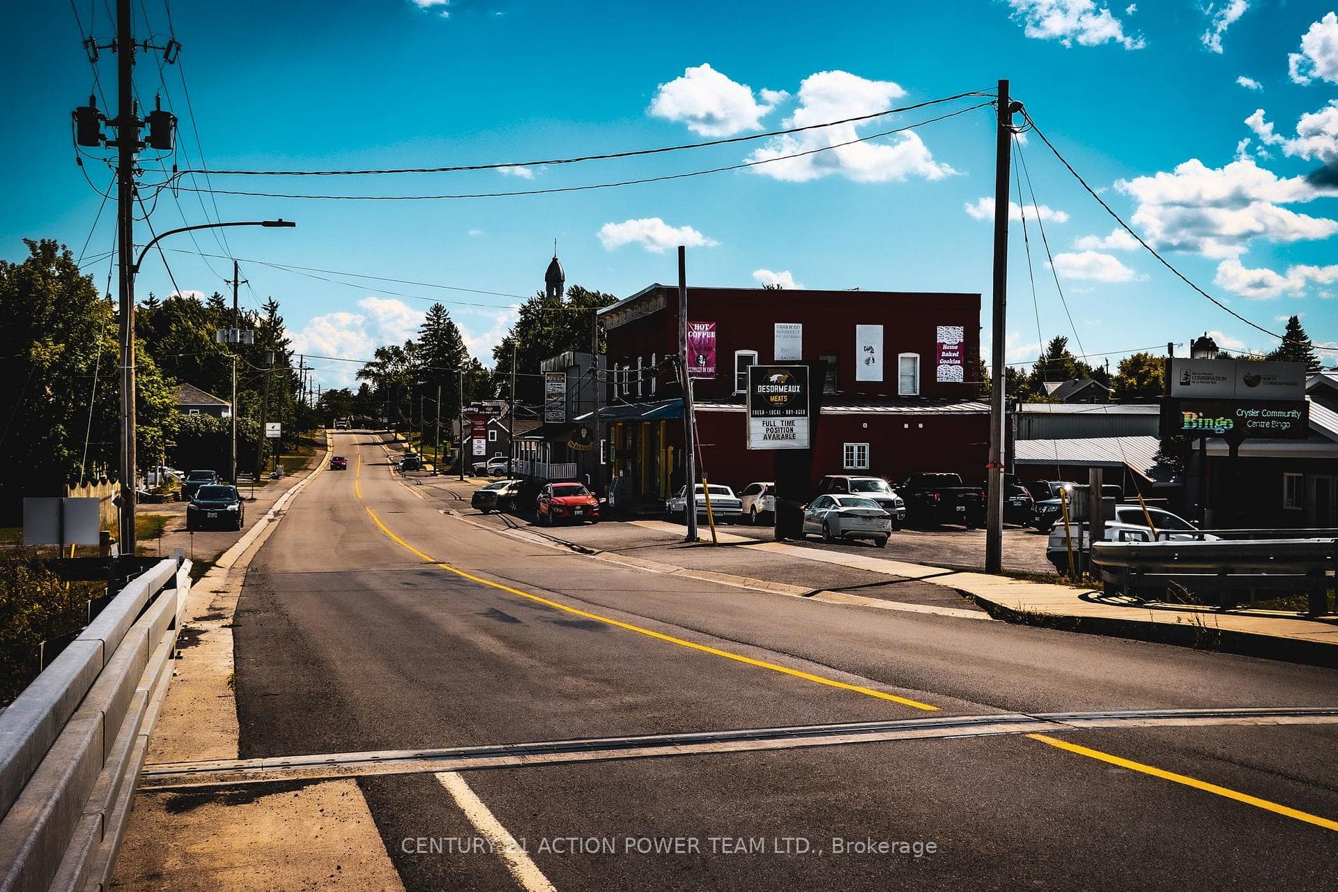 Driving south on Queen Street