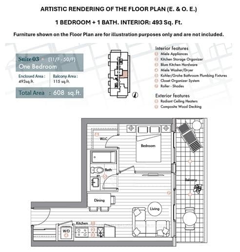 Artistic Rendering of the Floor Plan