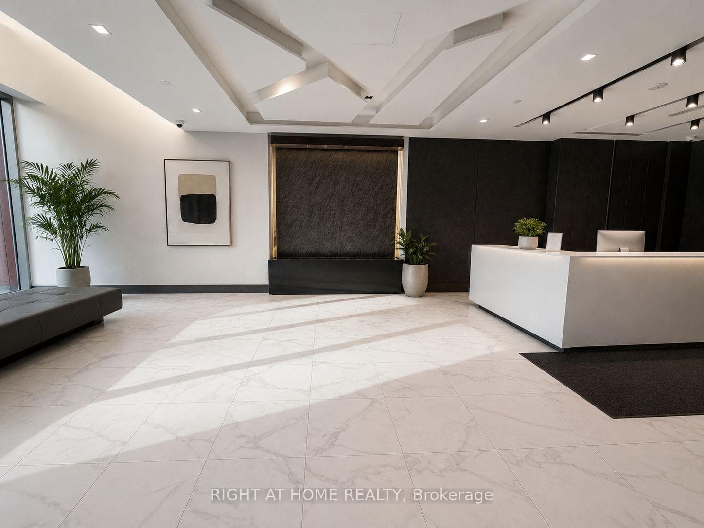 Front desk lobby area