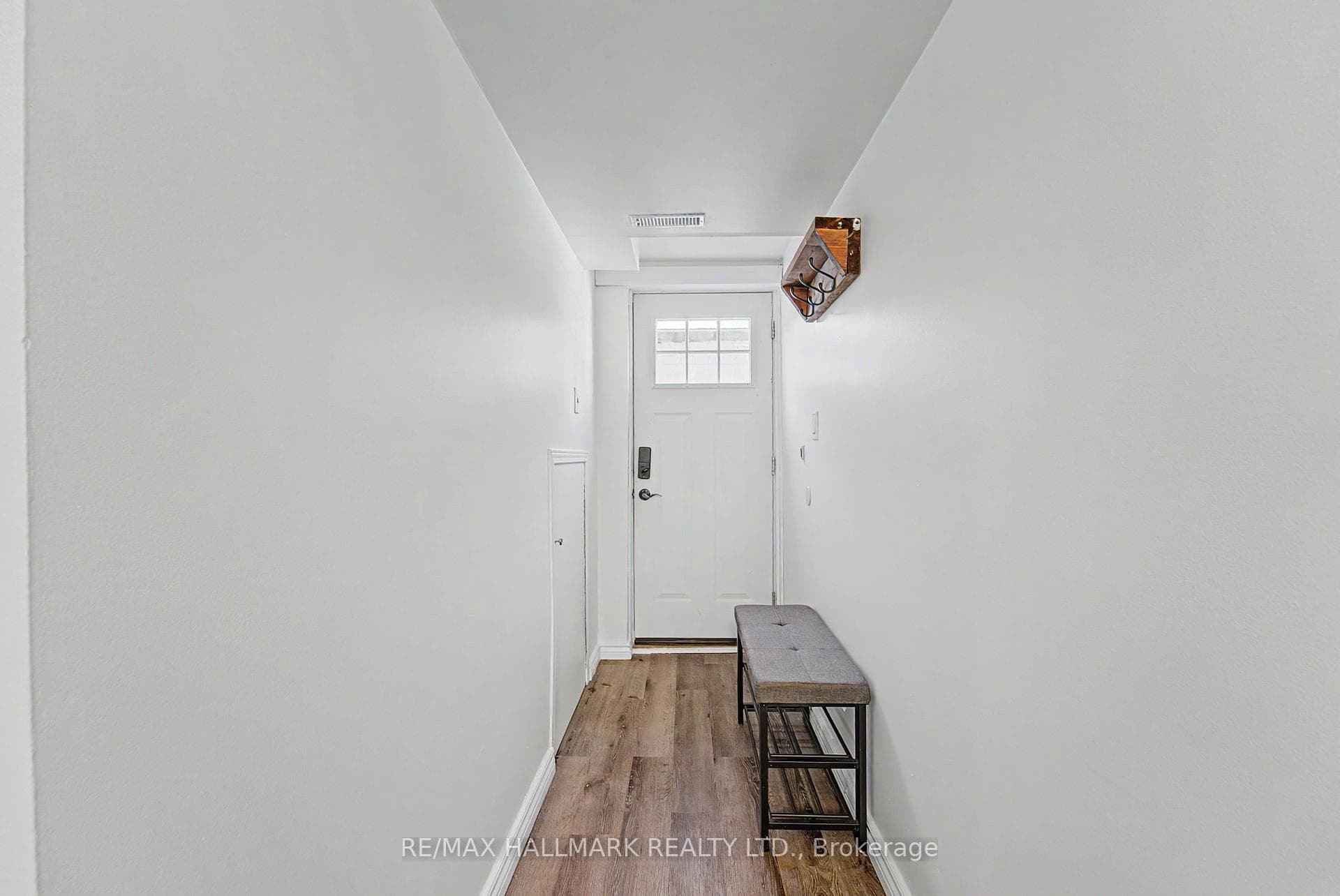 Ground level entry to lower level