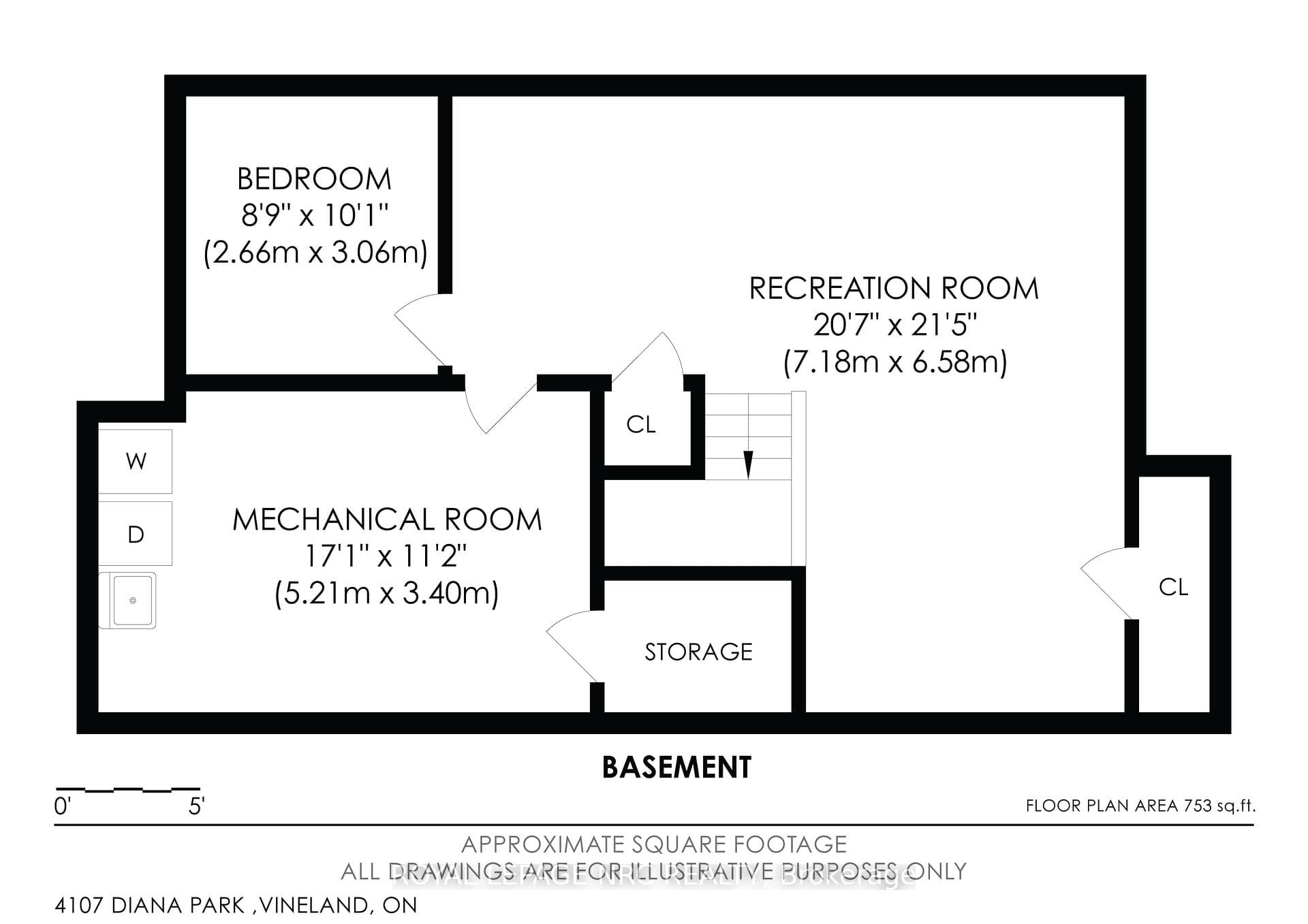 Lower Level Floor Plan