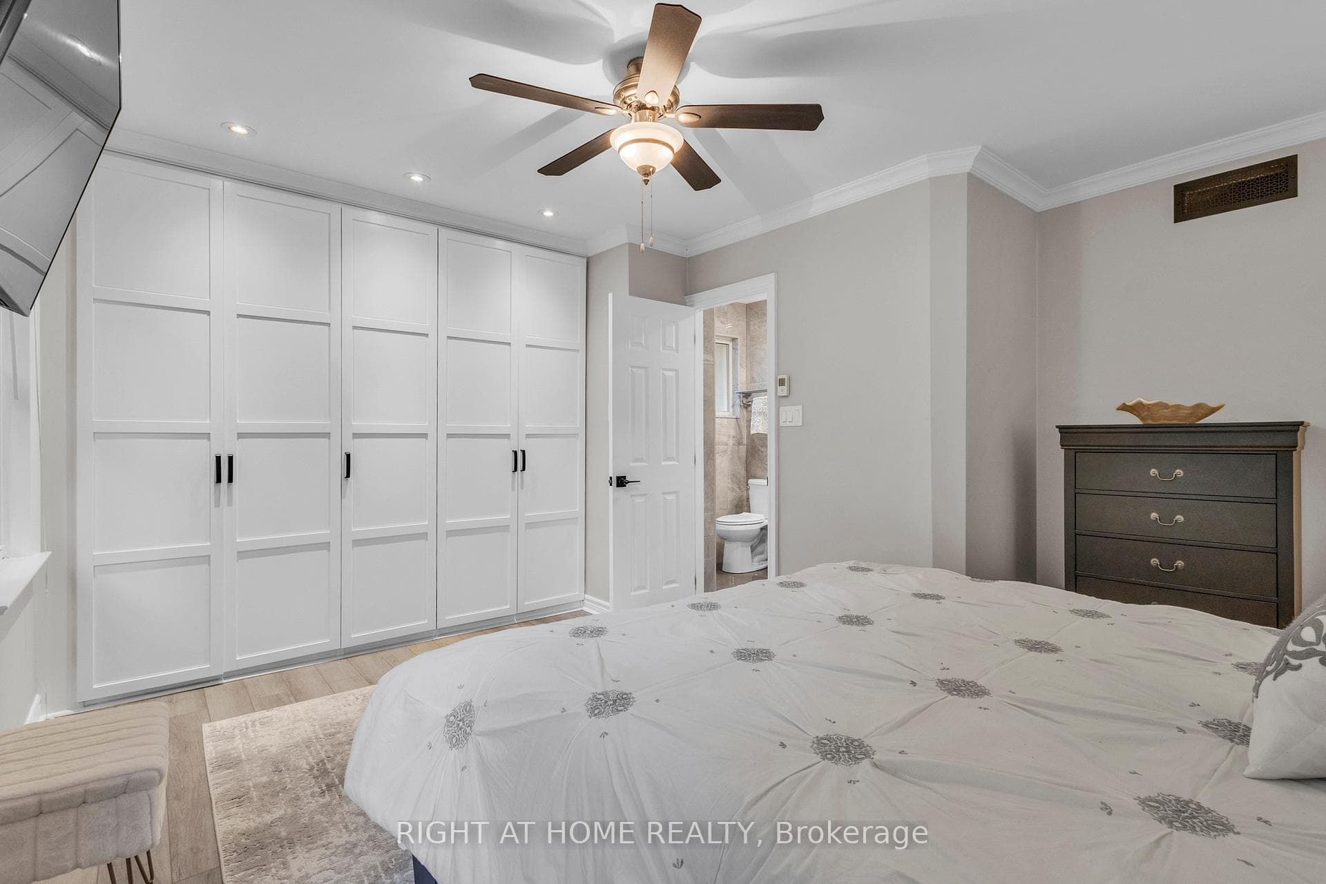 Built in Closets in Primary Bedroom