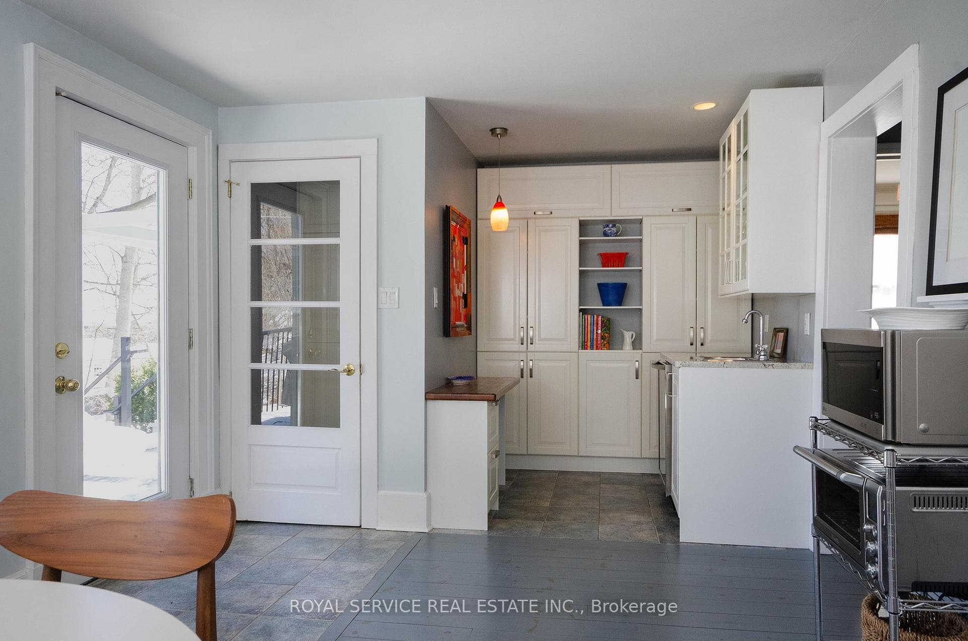 Laundry and pantry area