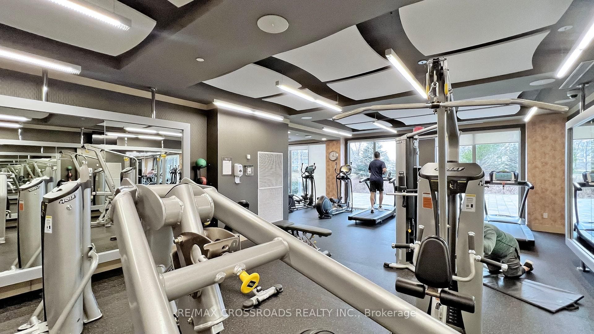 Well equipped exercise room