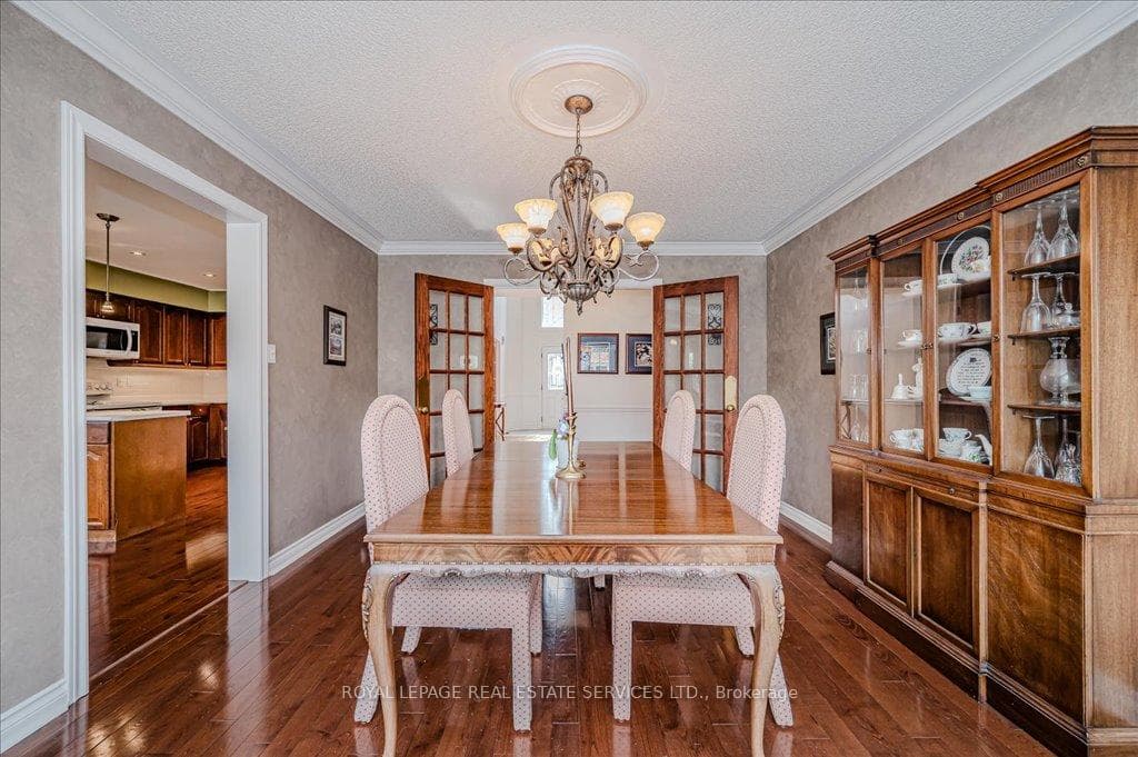 Dining Room with Beautiful Hardwood Flooring