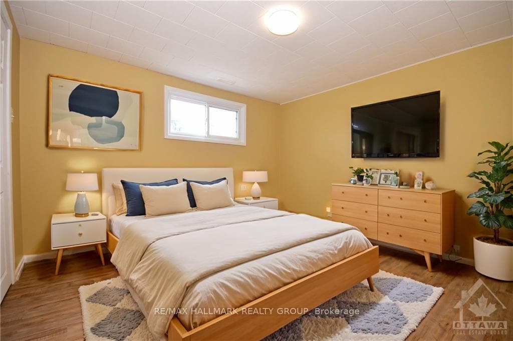 Virtually Staged Bedroom