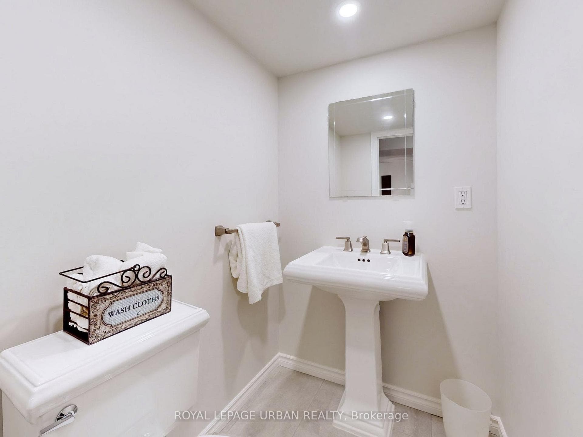 Bright 2 Piece Powder Room