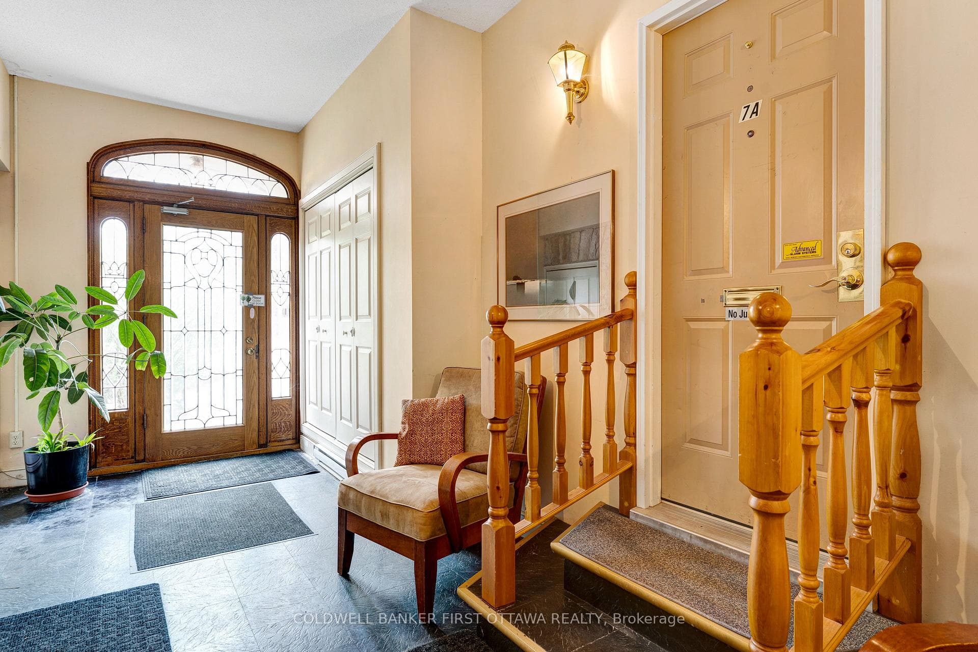 Mill On The Park's formal entry to 7A townhome