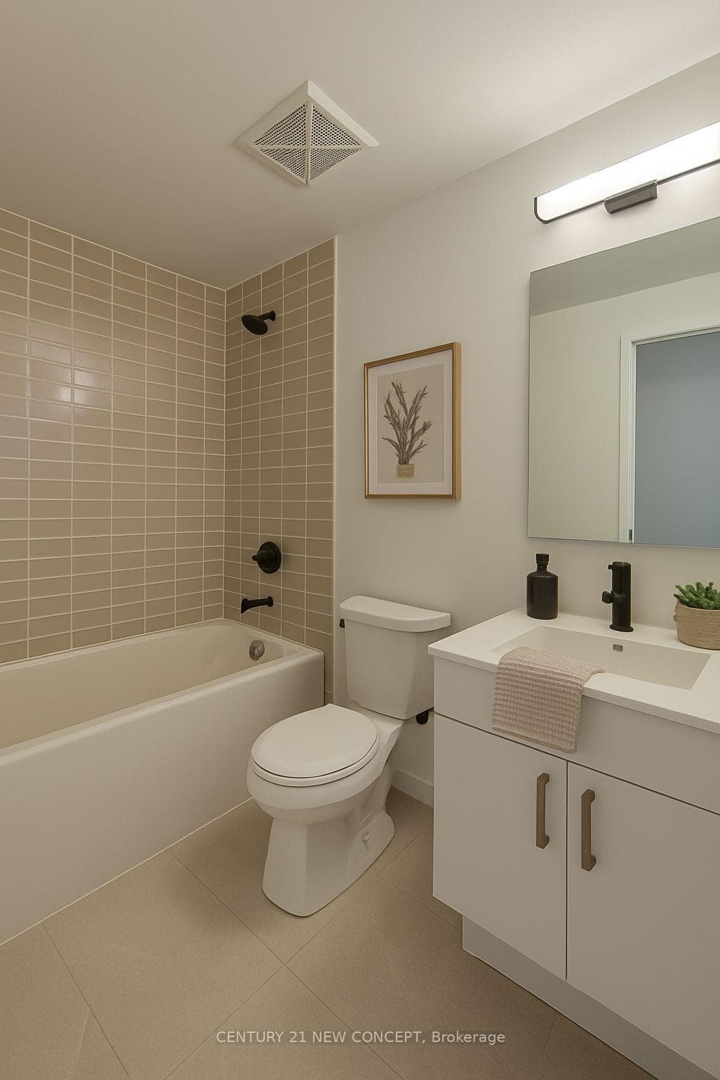 Virtually Staged Bathroom