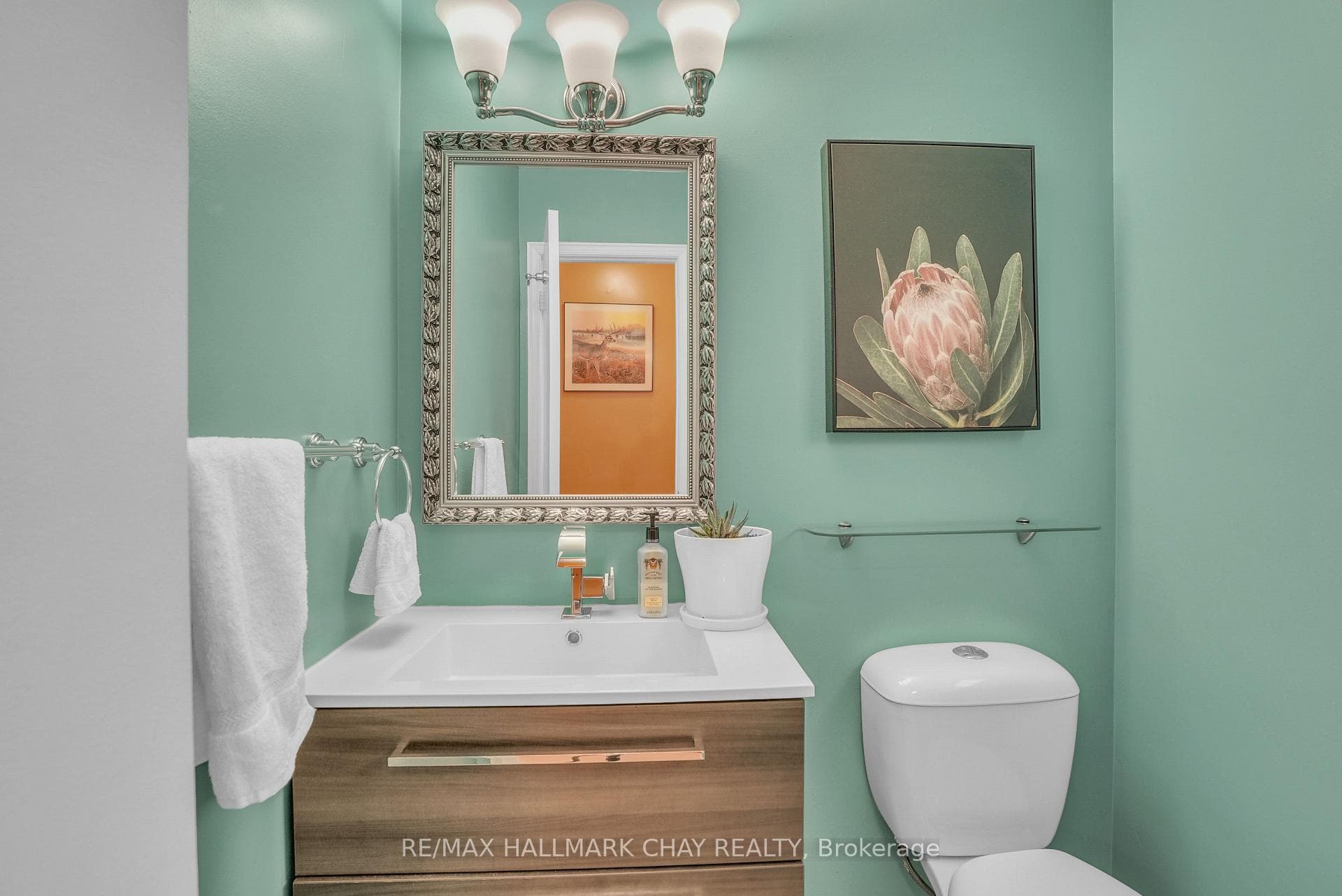 Powder room on main floor