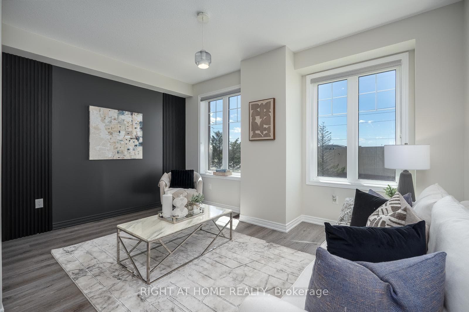 Living Room, Beautiful Feature Wall