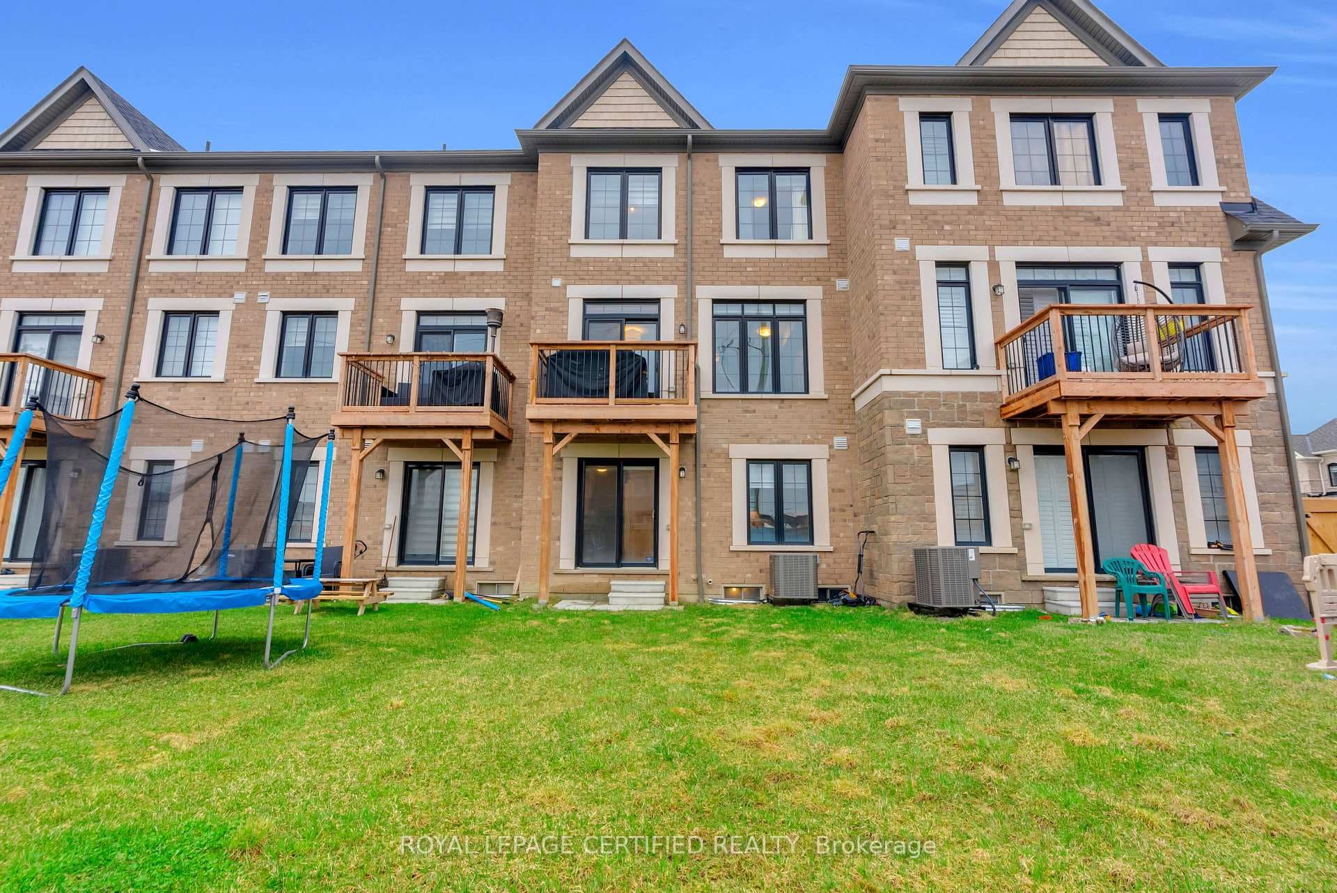 Oversized Backyard With Deck