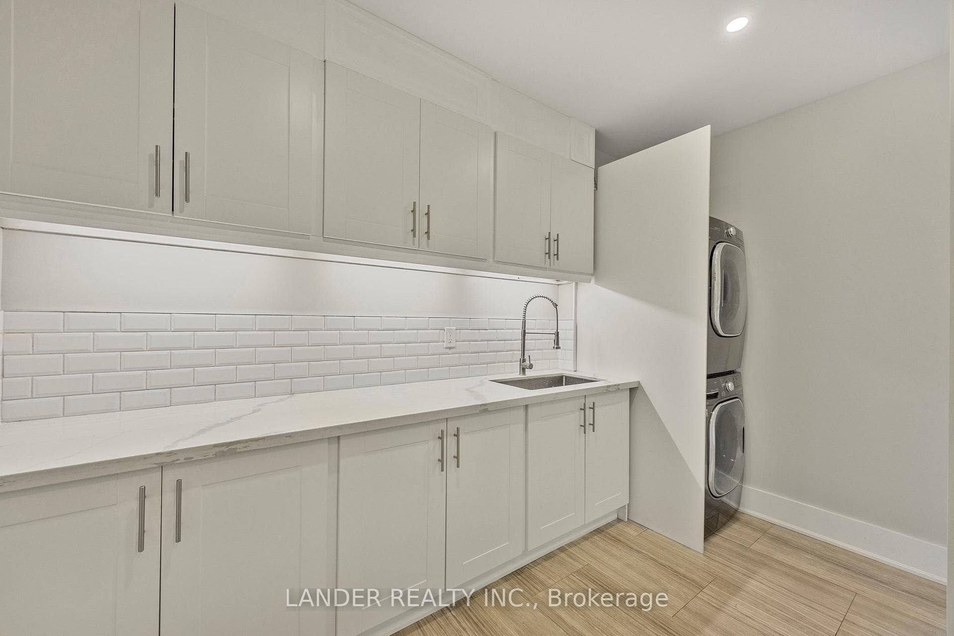 Mud Room Has Storage & Counter Space