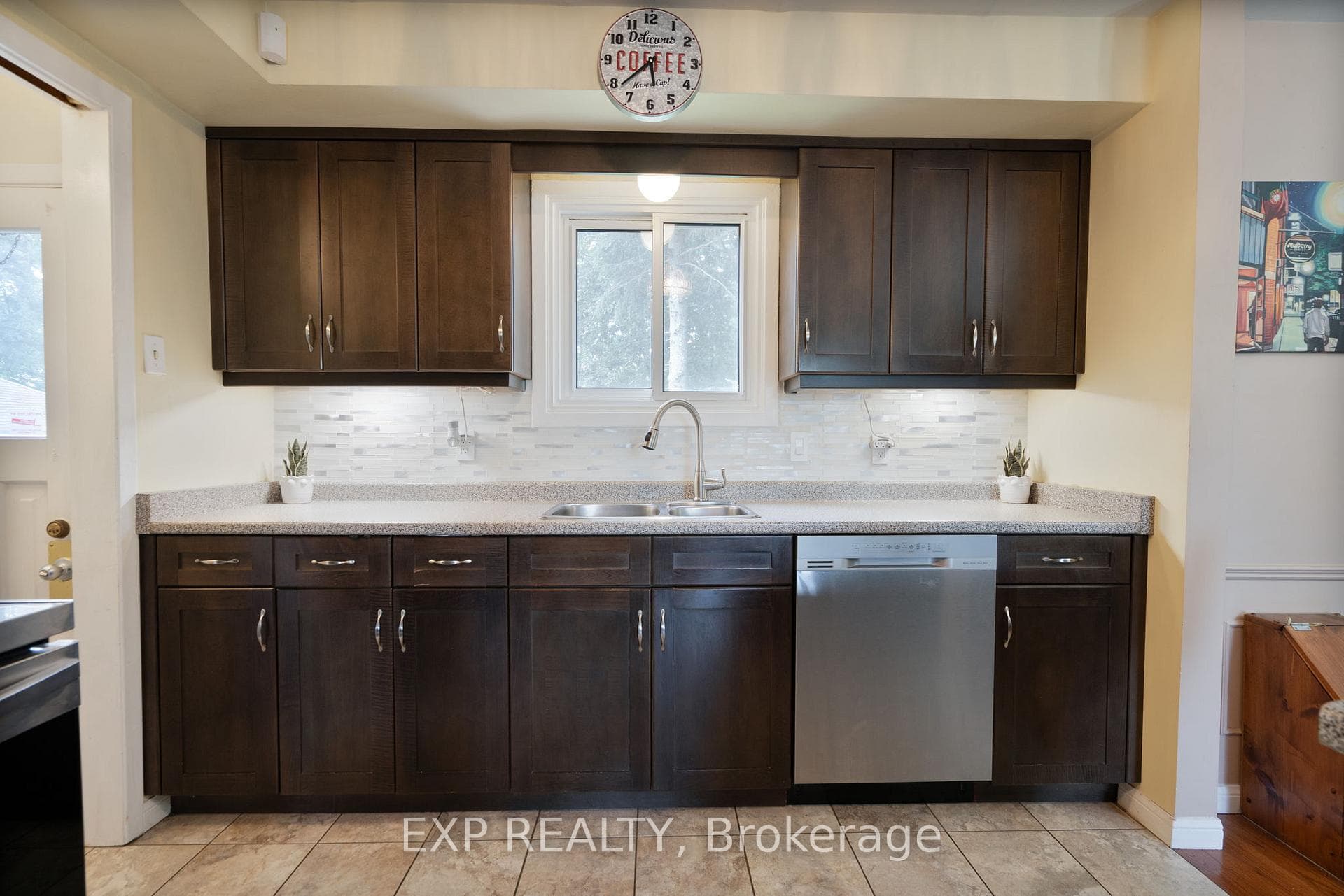 Stylish cabinets.