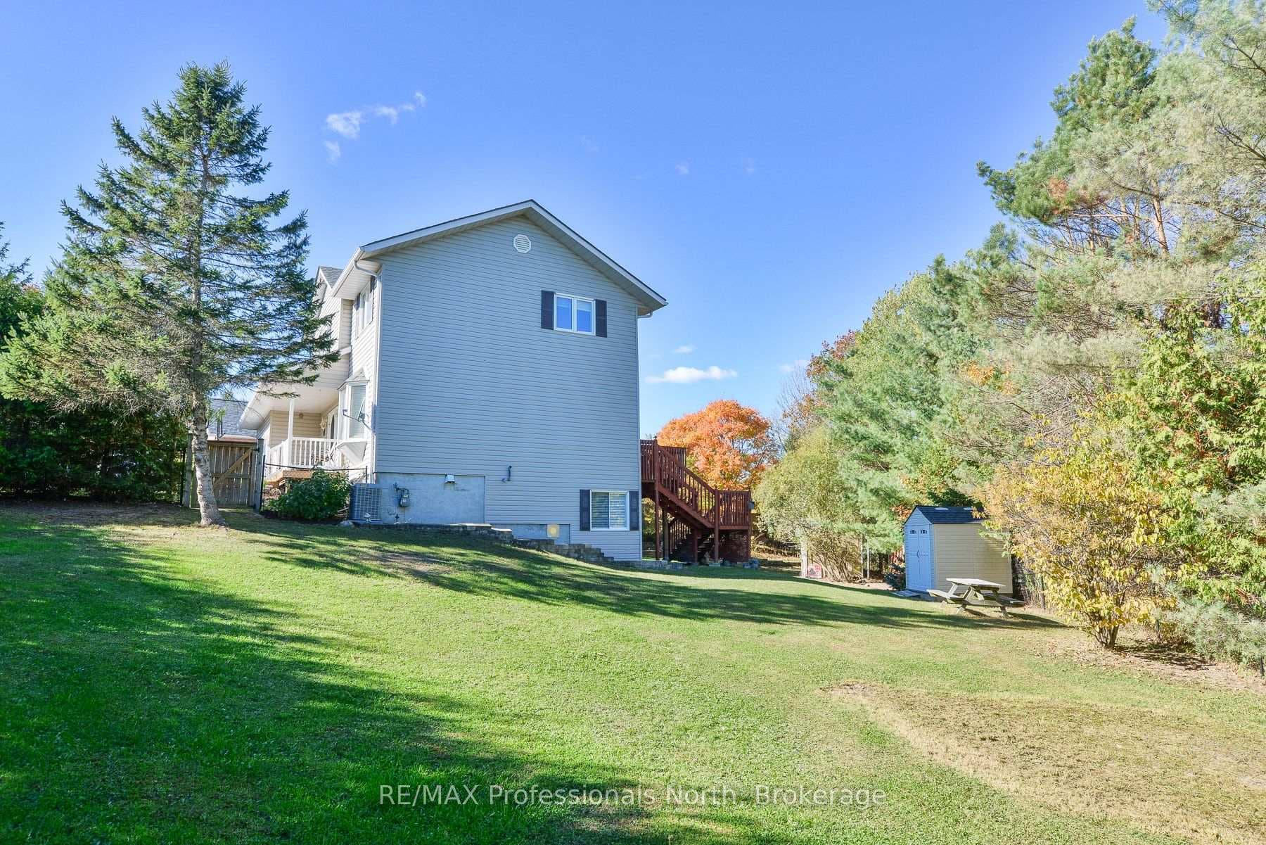 Side view of home