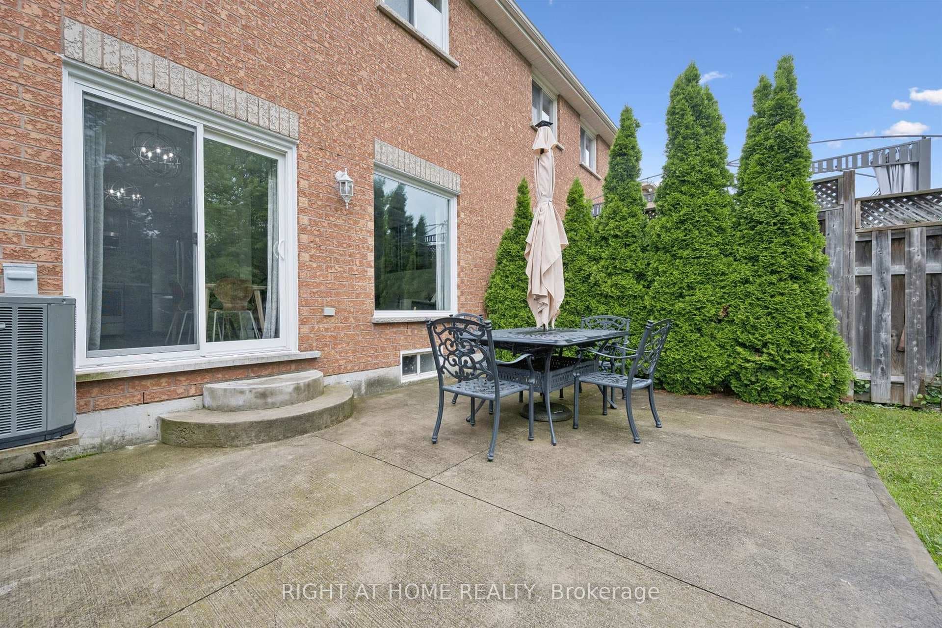 Easy walkout to the patio and fenced yard.