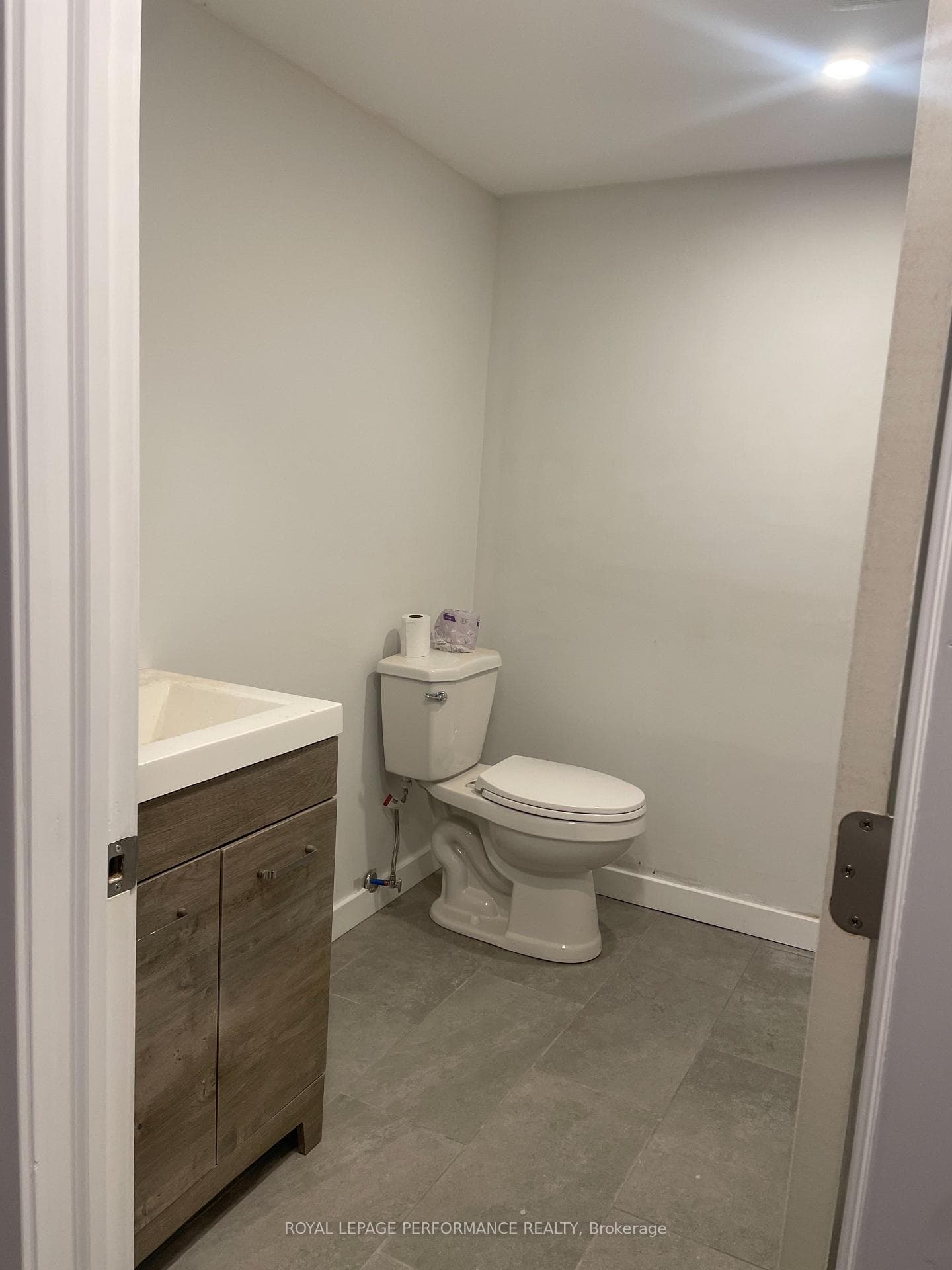 Basement bathroom