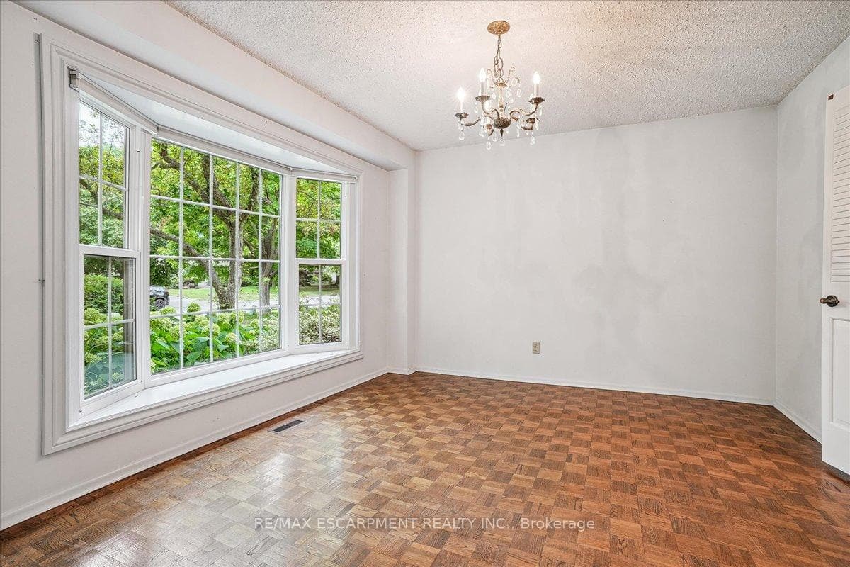 Dining Room with bay window