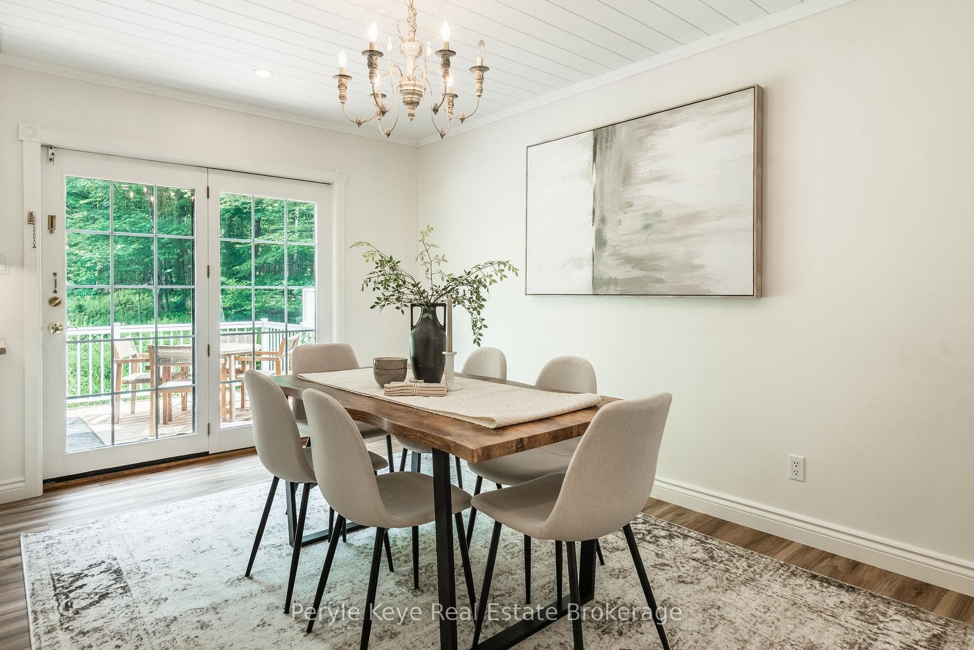 Dining Room Opens to Back Deck