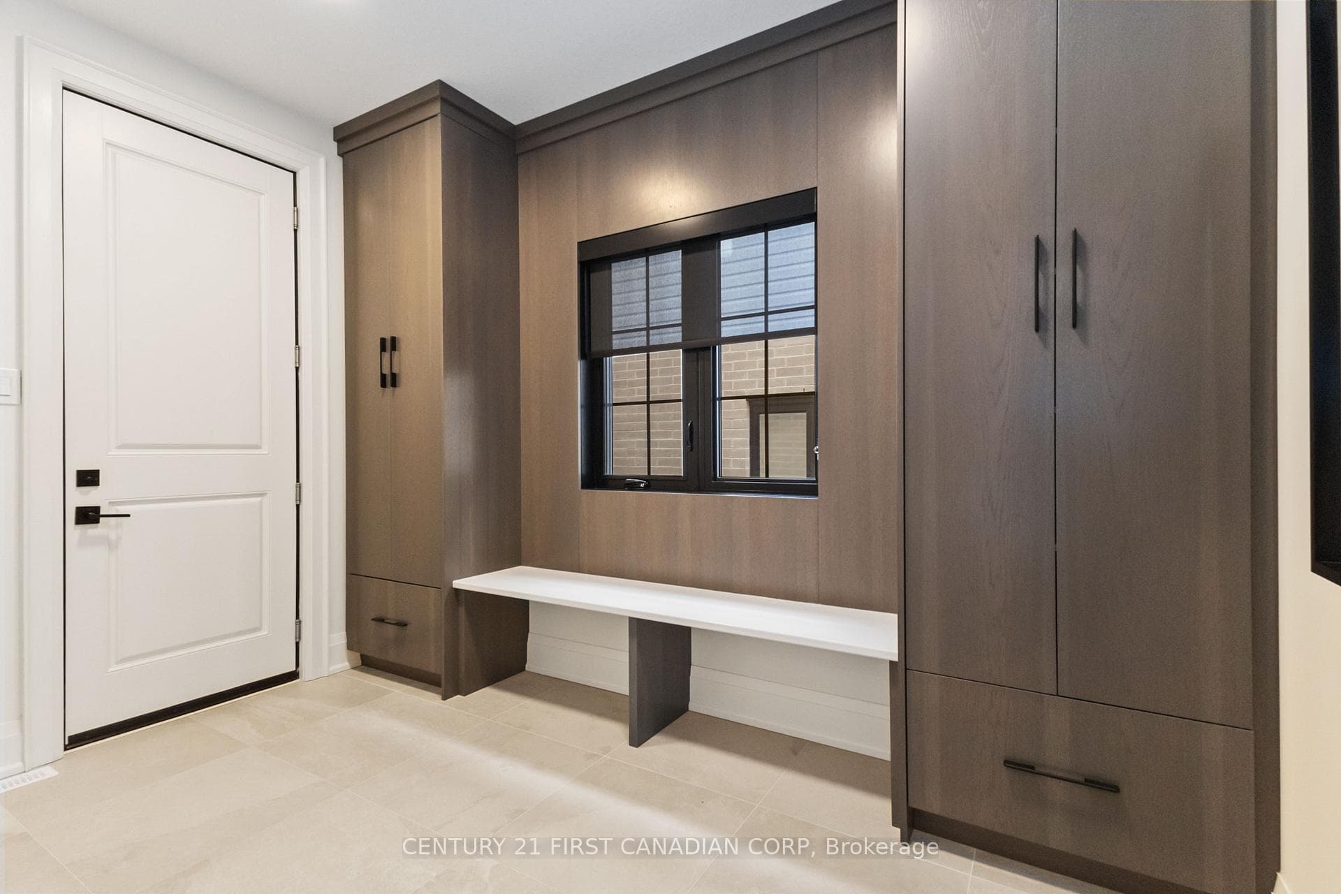 Built in mud room with extra storage