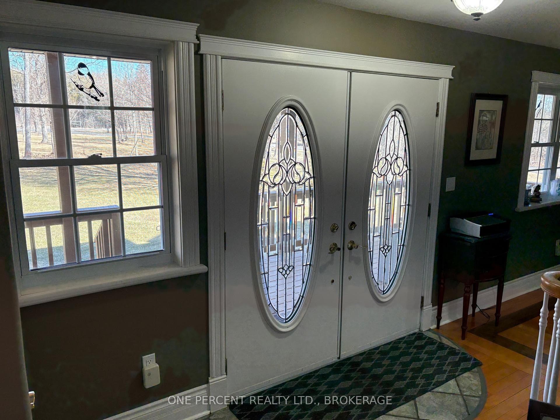 Front double doors