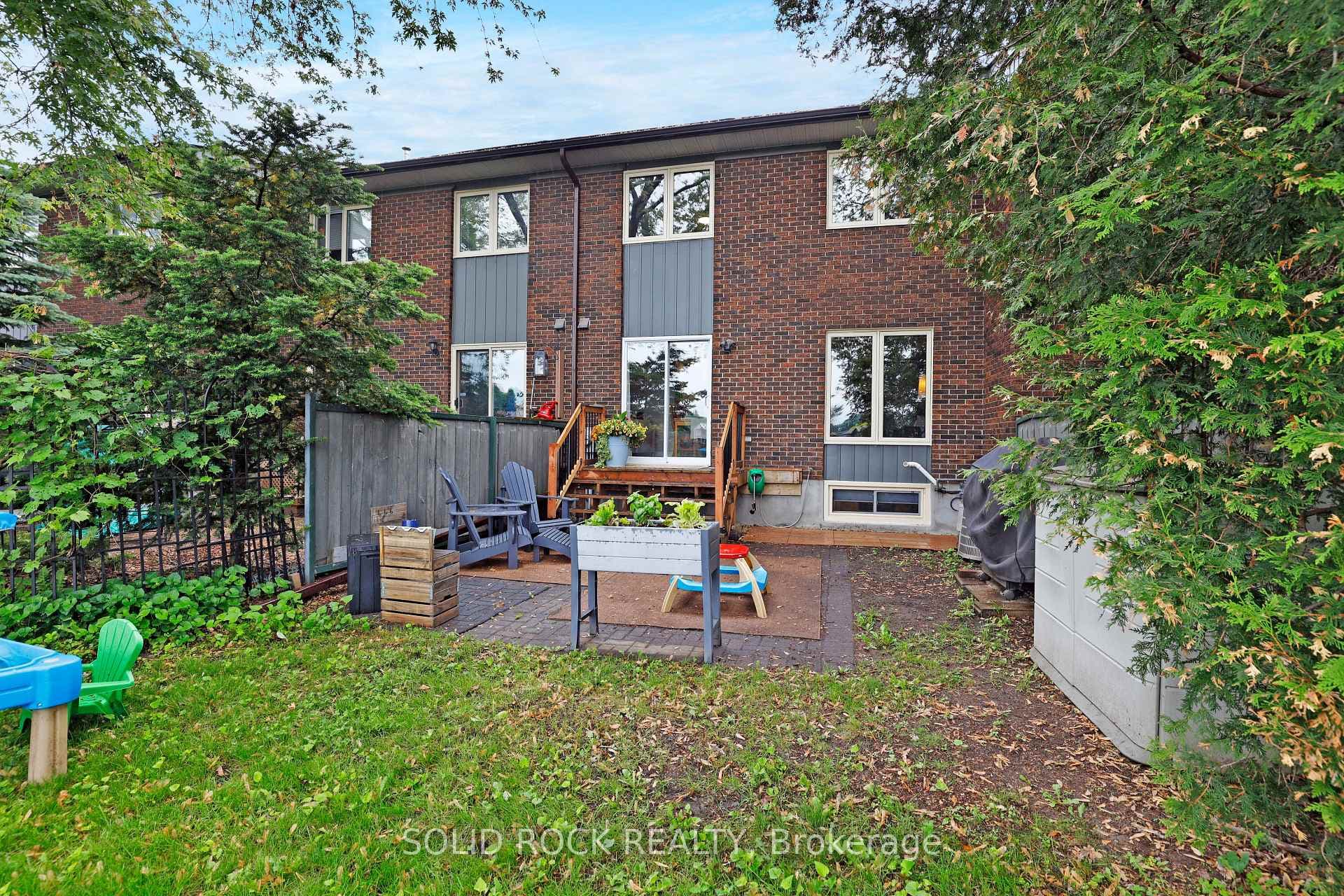 Backyard with patio area
