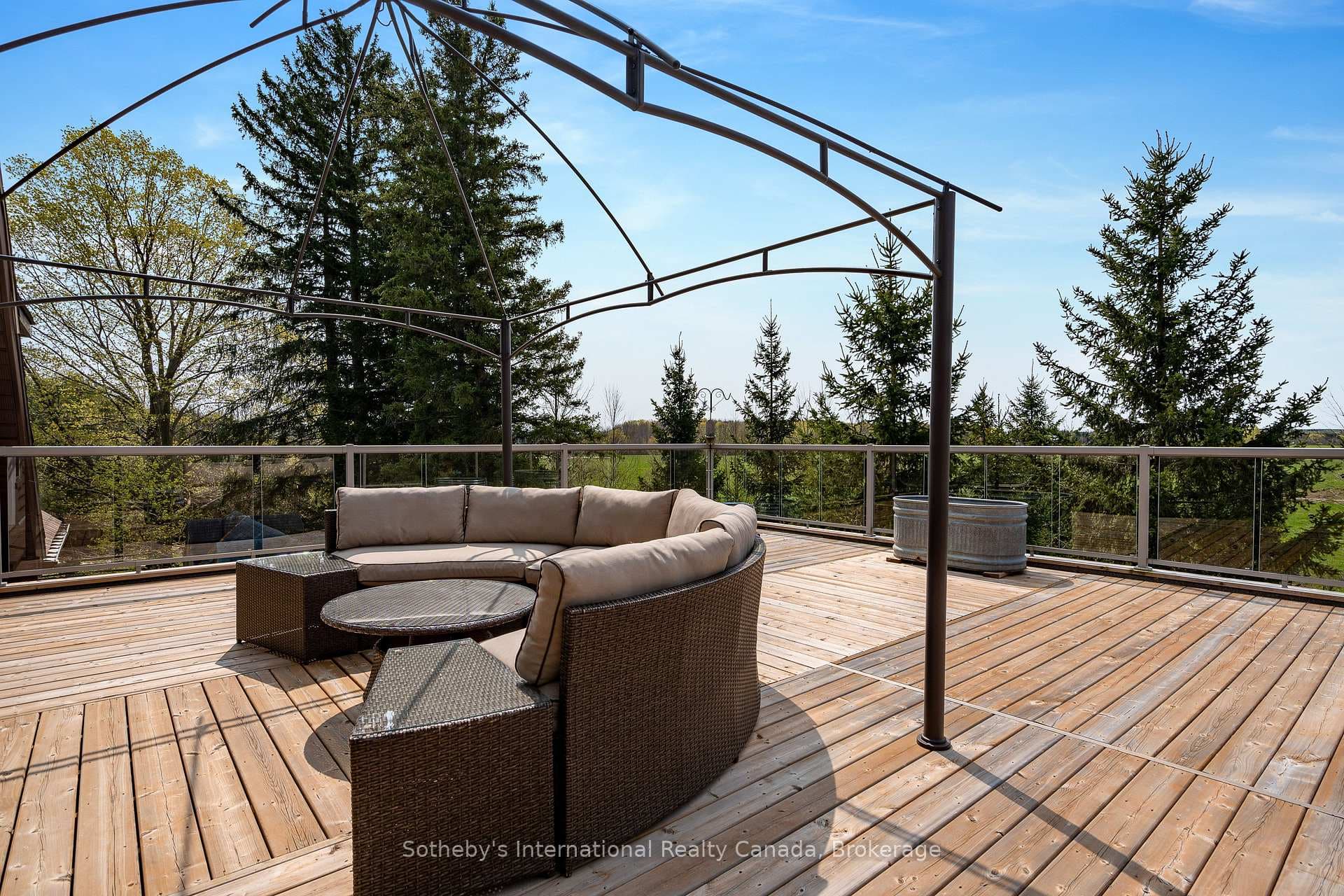 South Facing Deck with Views