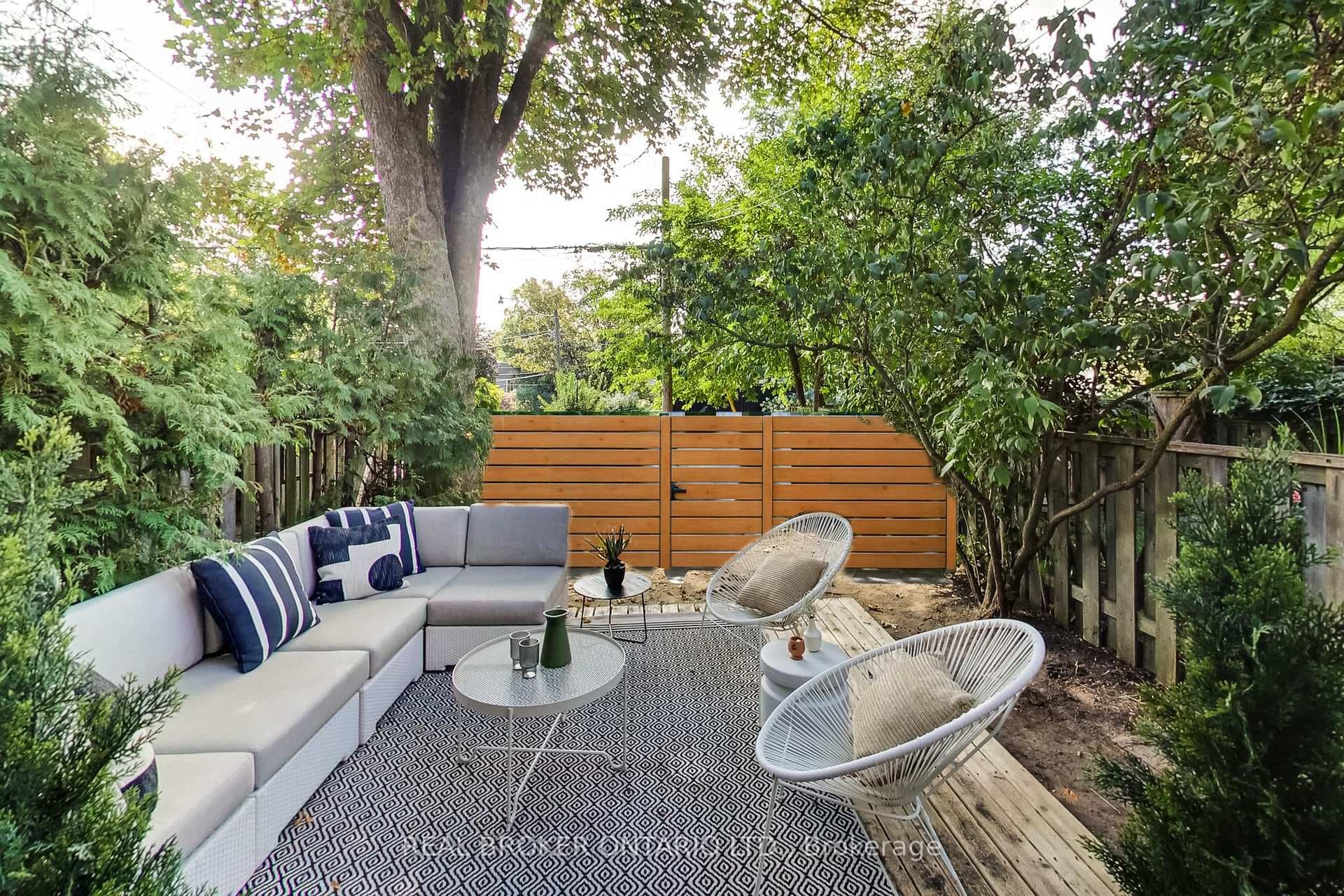*Concept rendering of rear yard fence in process