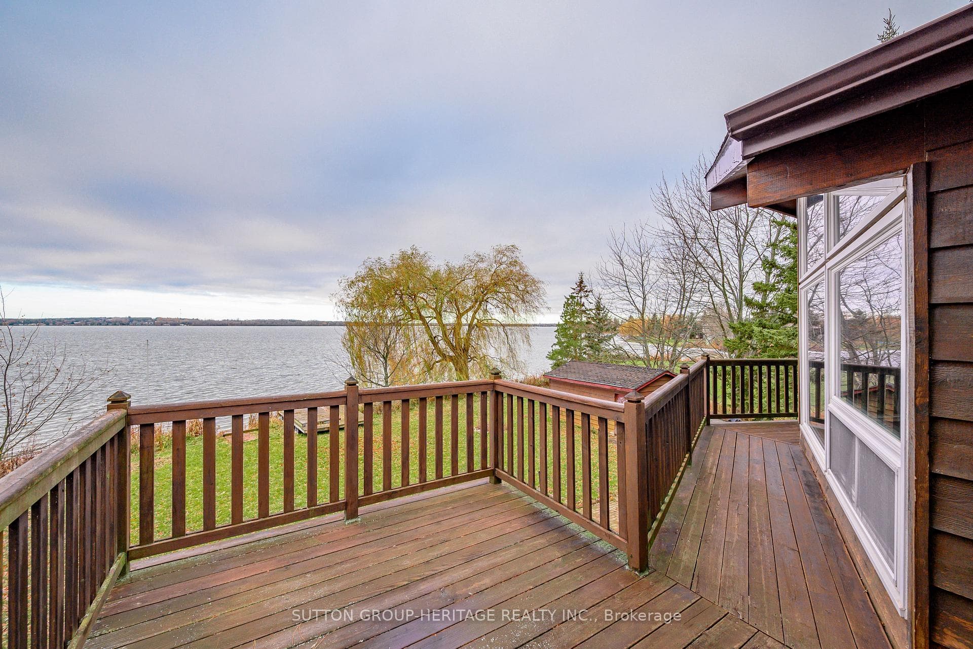 Deck View of Lake Scugog off Kitchen