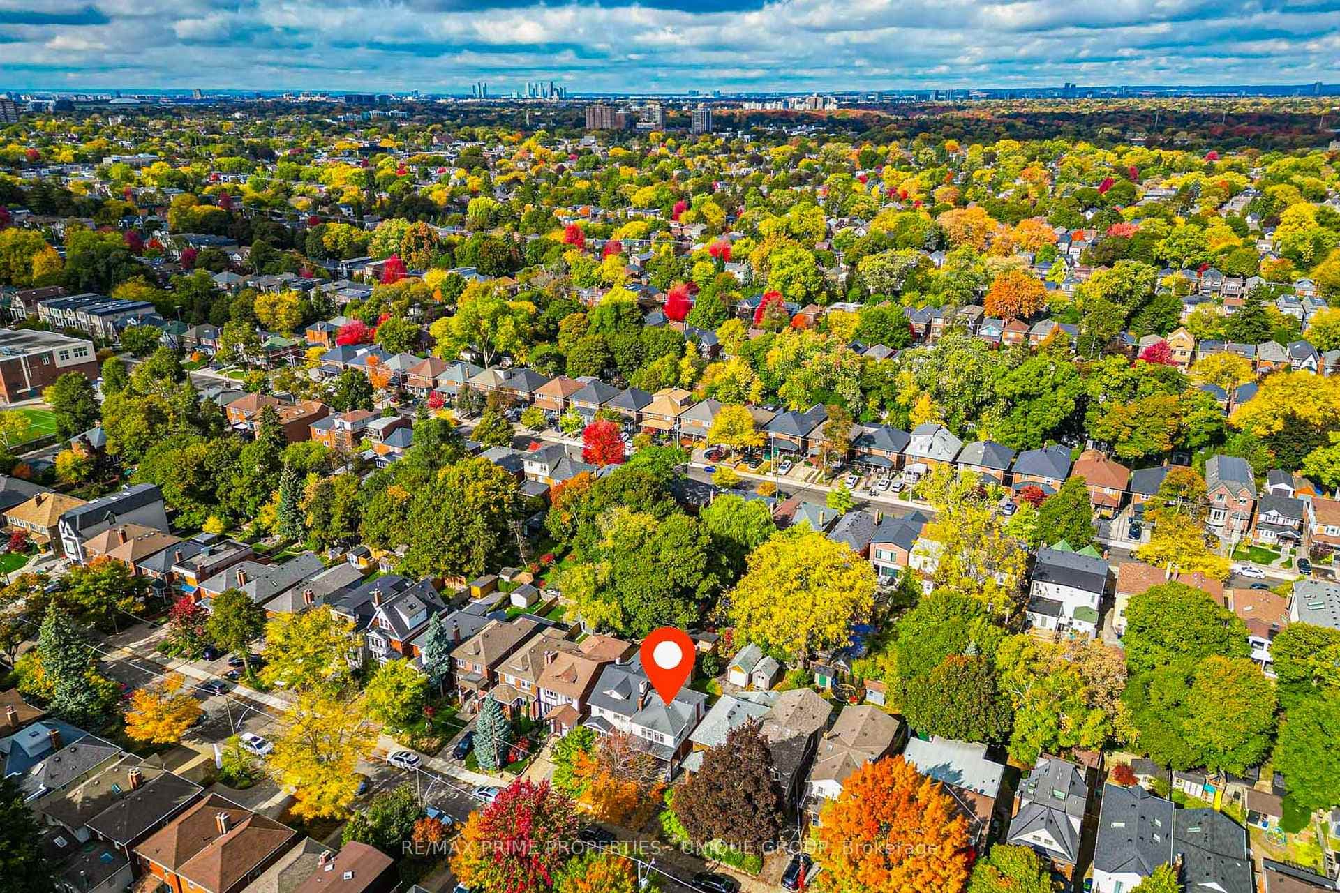 North west drone view of home