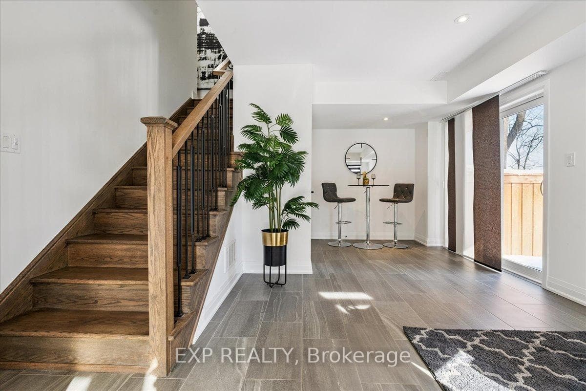 Ground Level Rec Room with Rear Yard Access