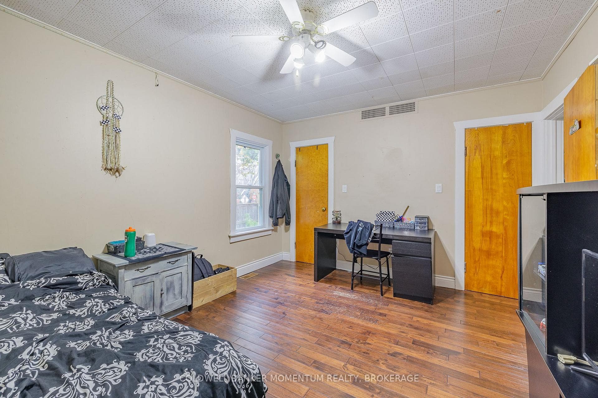 Primary bedroom in main floor unit