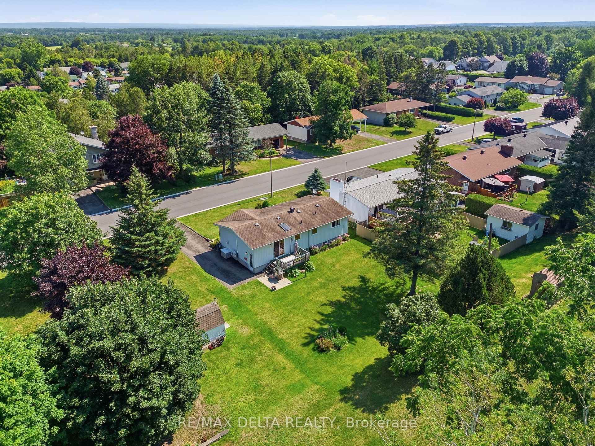 Nice-sized lot on a quiet street.