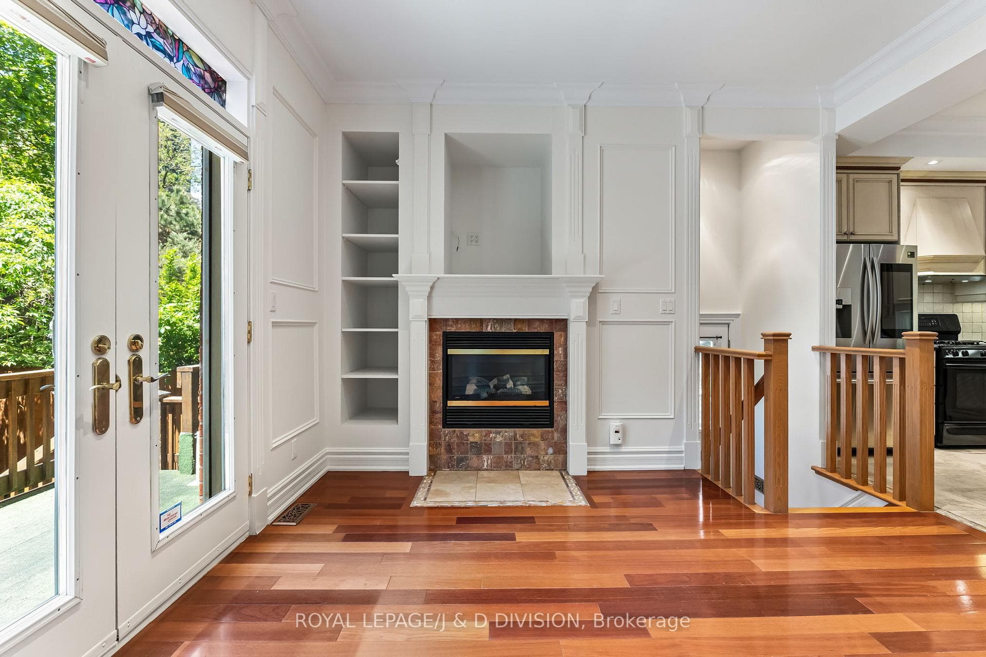 Fireplace and Storage