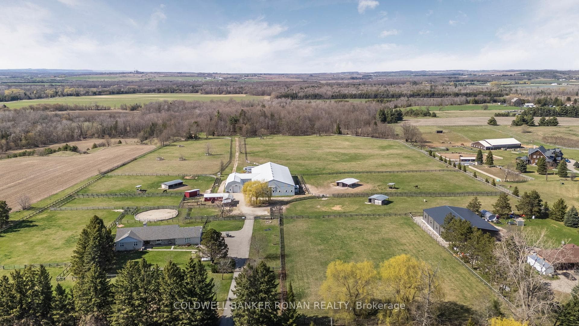 4 acres of forest and trails beyond the back gate.