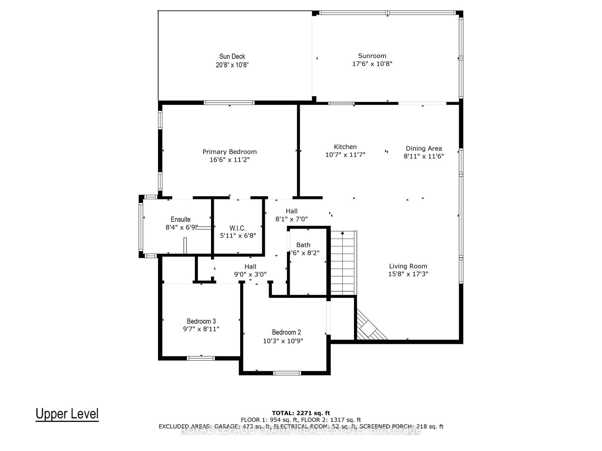 Floor plan of 2nd floor