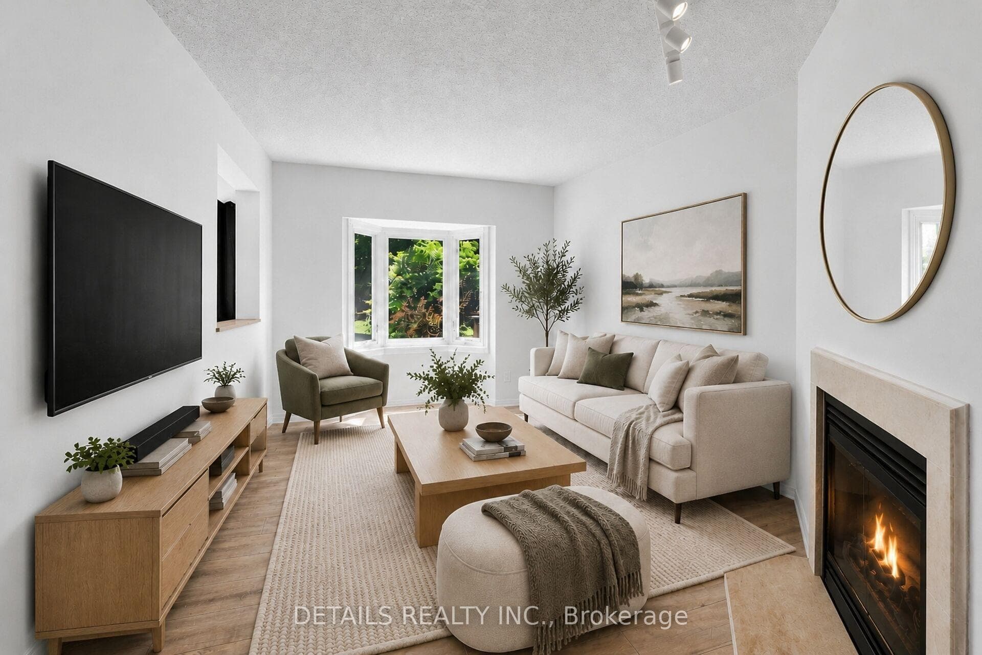 Naturally light and bright Living room