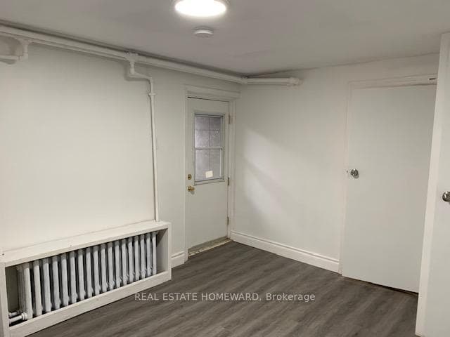Bedroom has exterior door