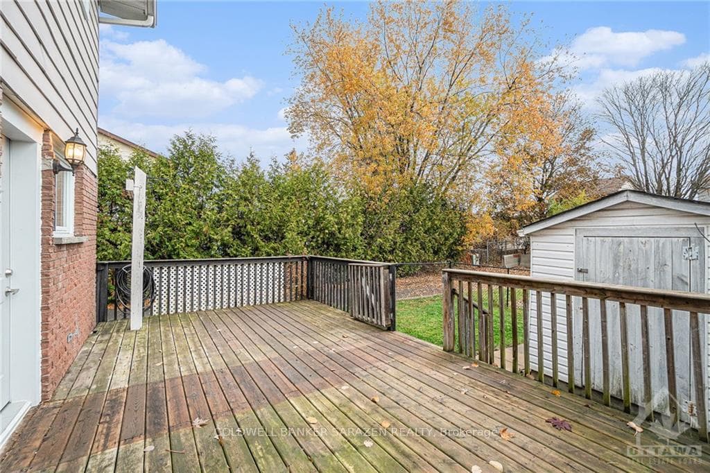 Rear deck