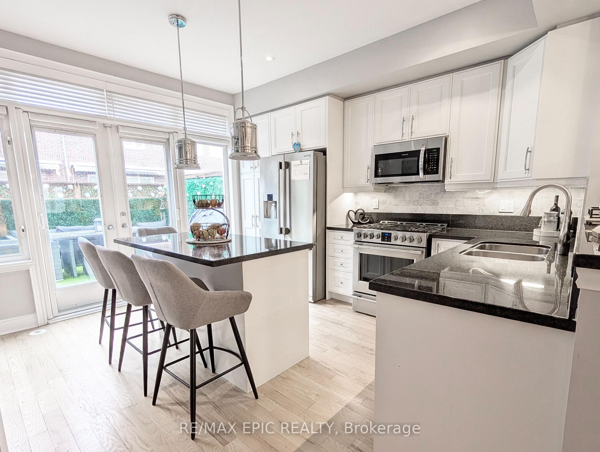 Kitchen With Walk Out
