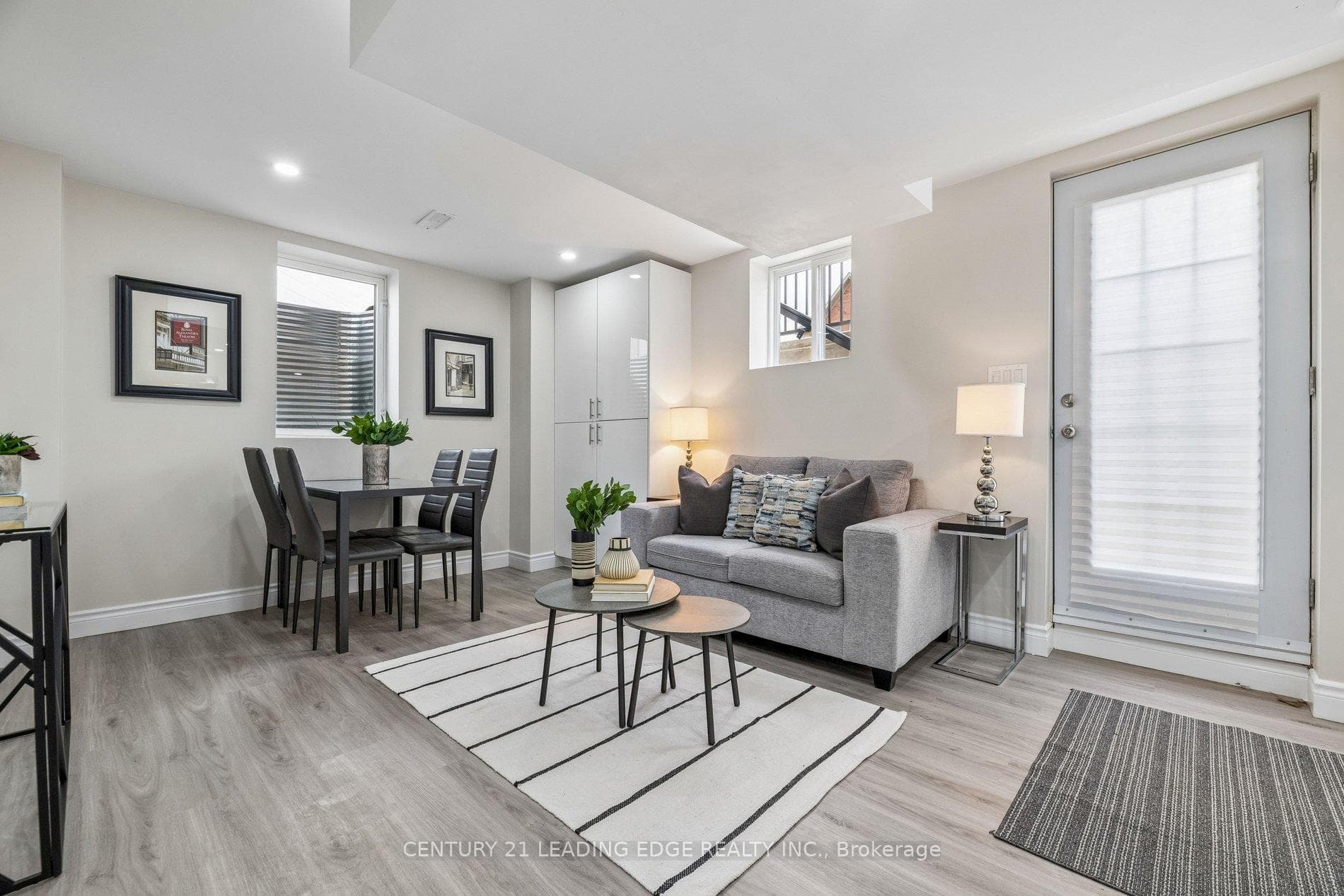 Large Windows & Light from Door