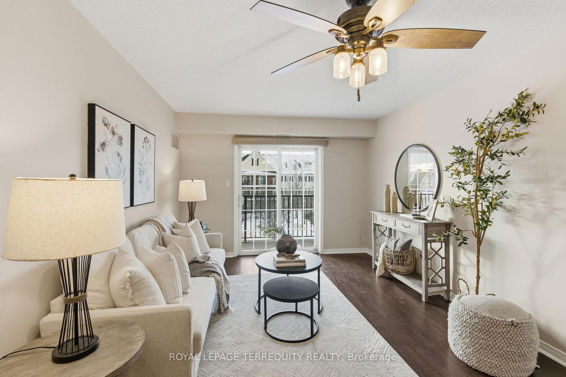 Living Room W/O to Balcony