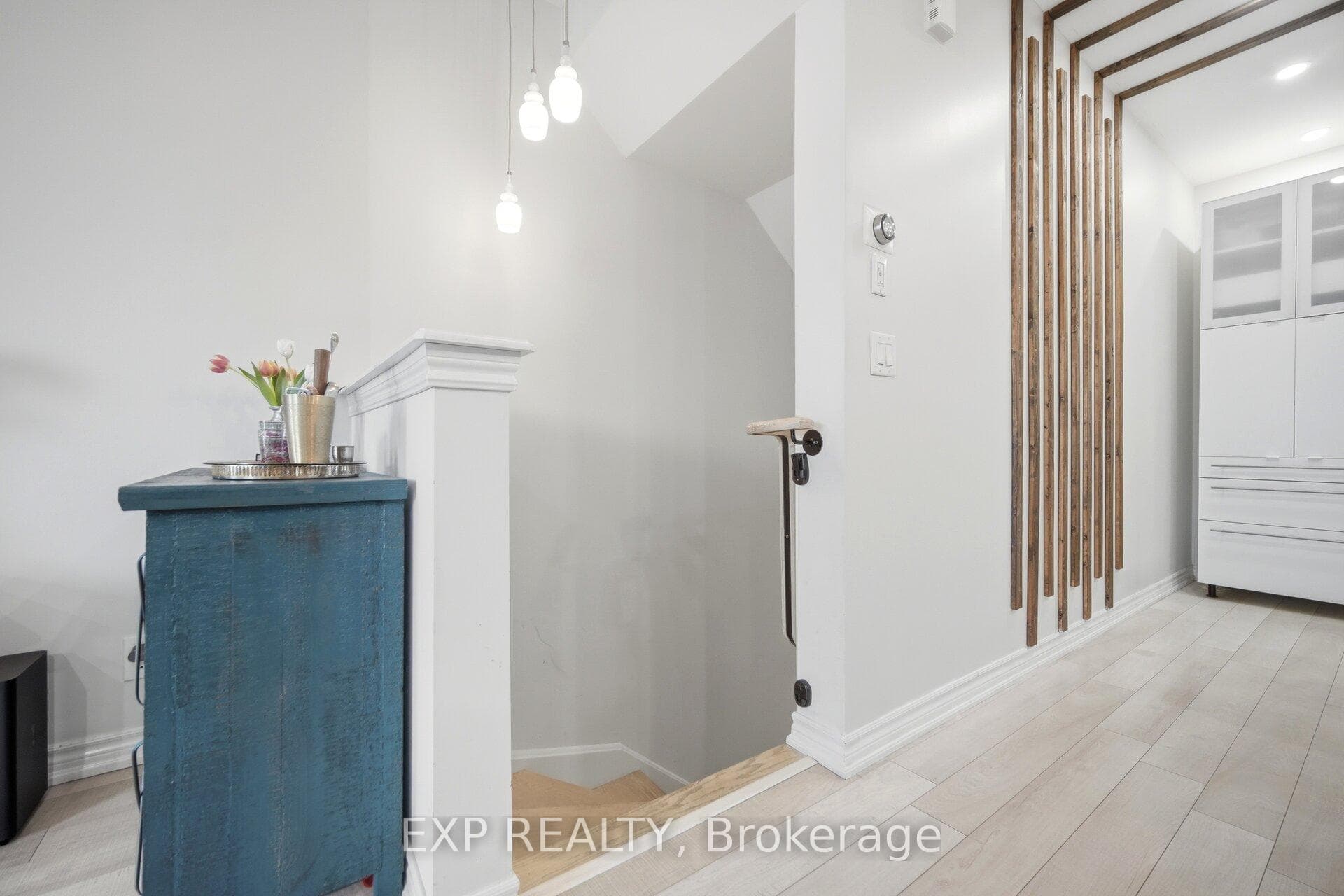 Staircase leading to lower level