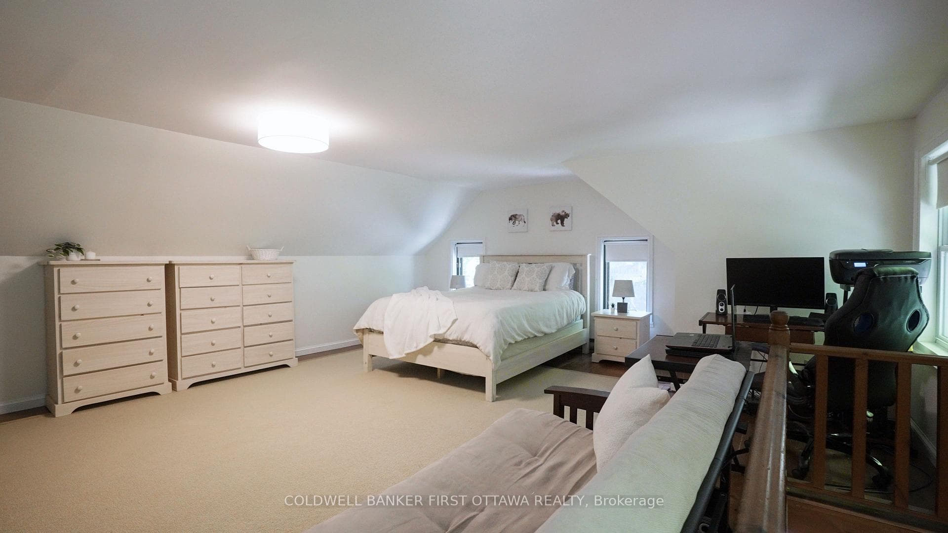 Second floor, home's second bedroom with closet