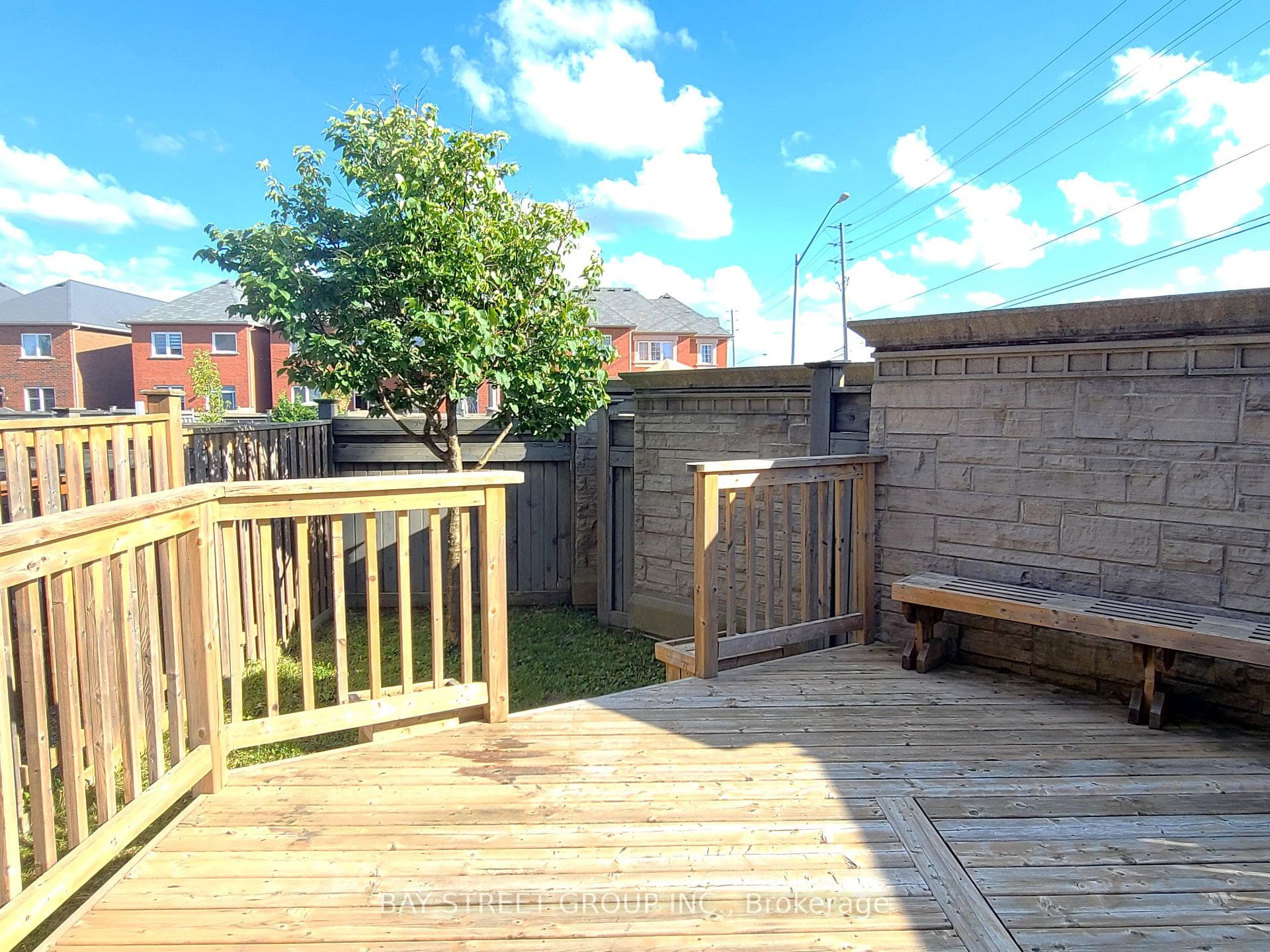 30. Backyard deck
