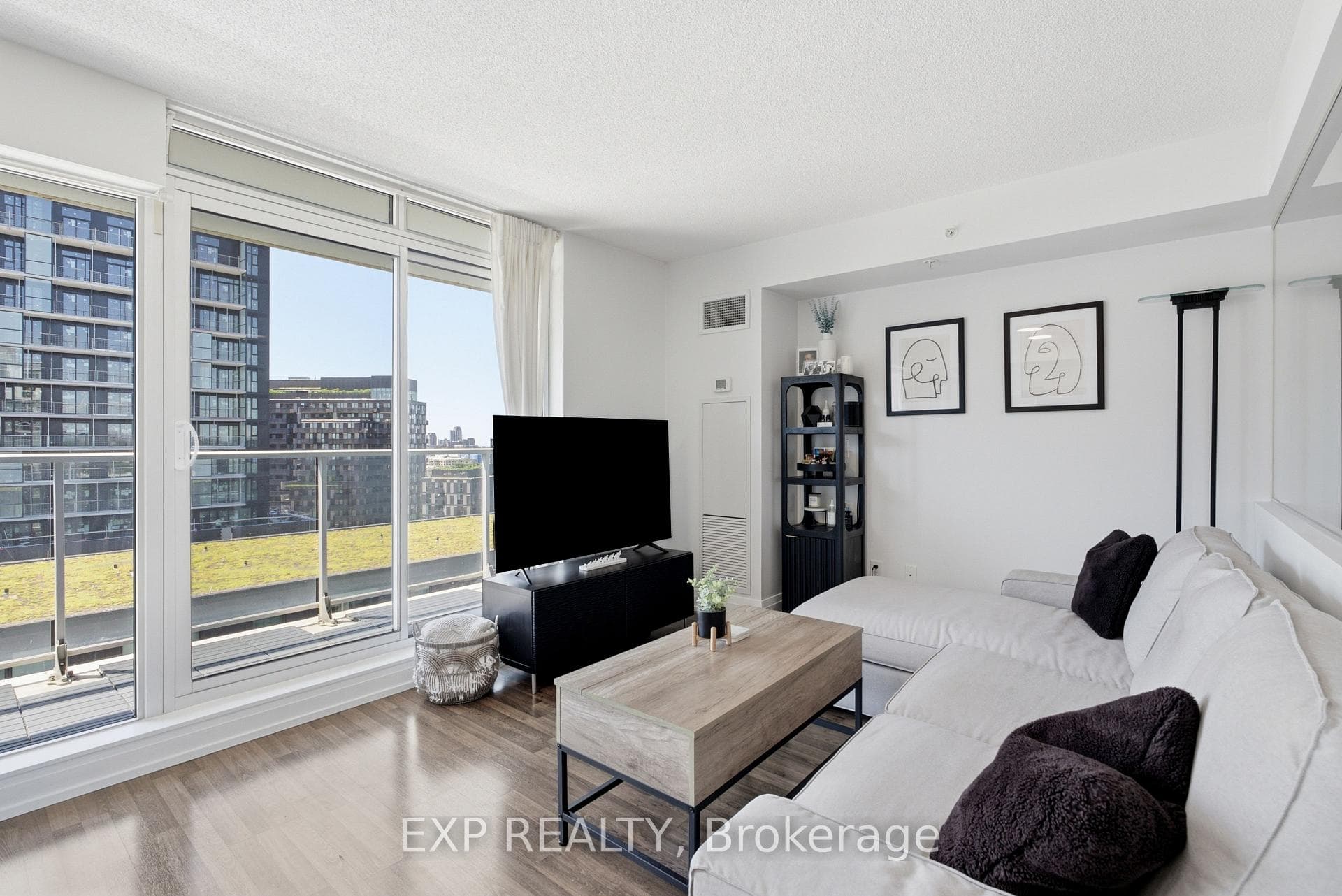 Living Area With Walkout