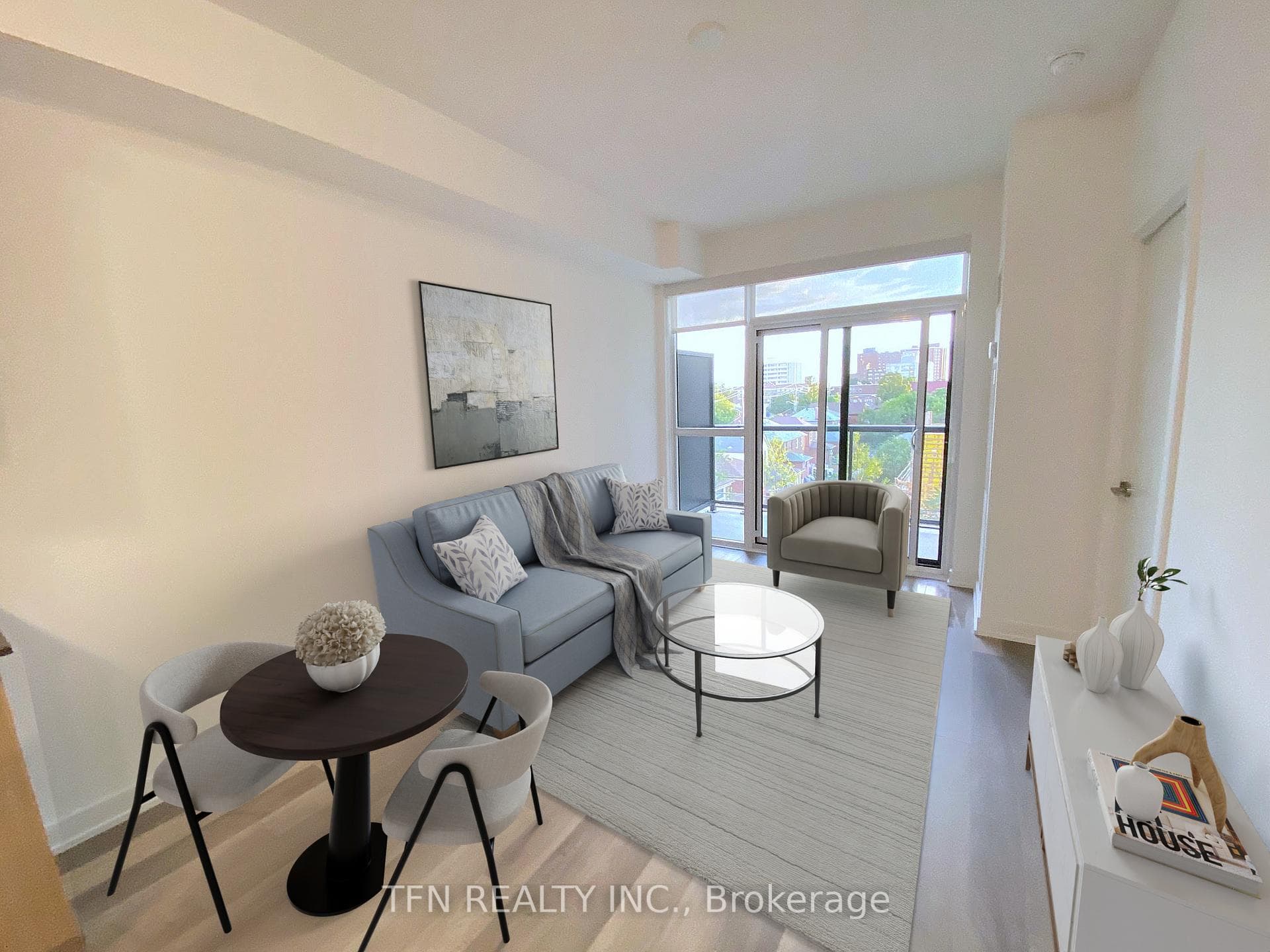 Living Room virtually staged